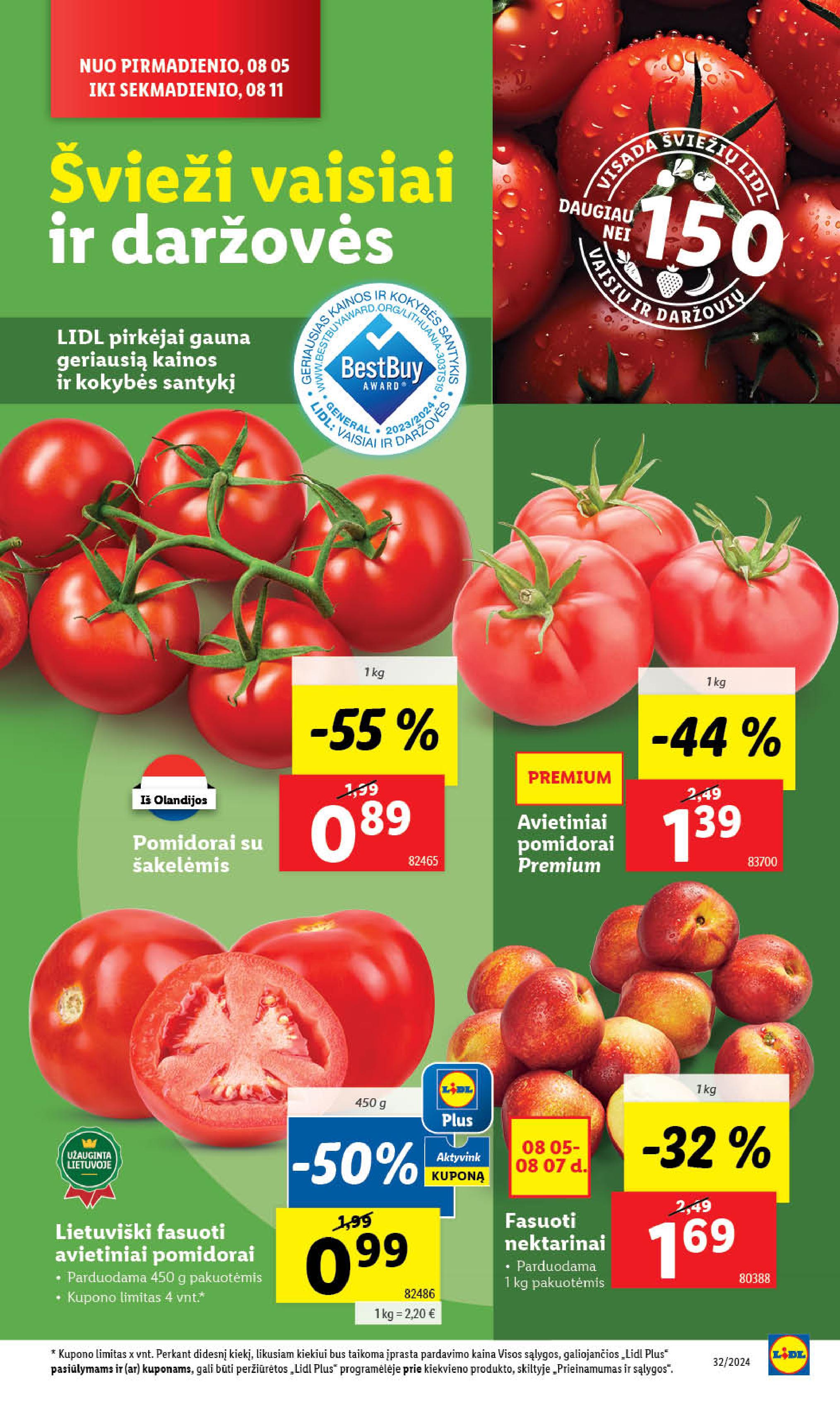 Naujausias LIDL kaininis katalogas 2024.08.05 - 2024.08.11