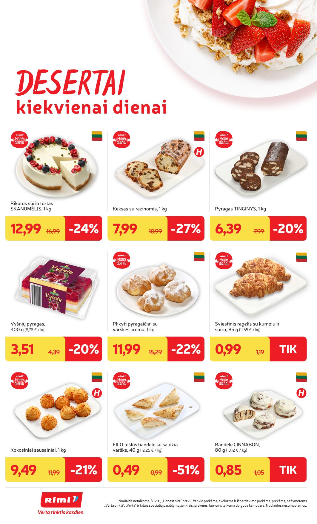 Naujausias RIMI kaininis katalogas 2025.08.19 - 2025.08.25