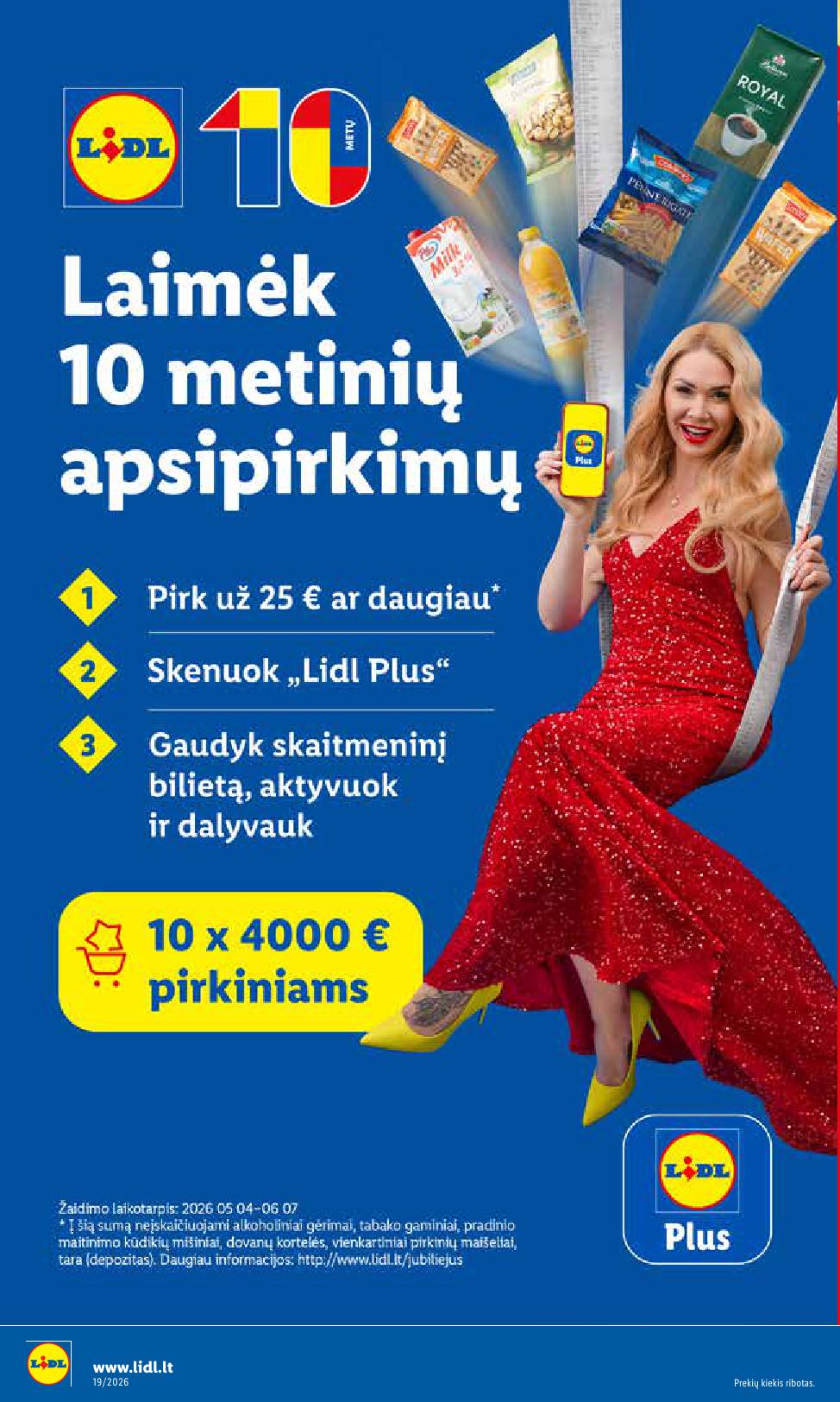 Naujausias LIDL kaininis katalogas 2026.05.04 - 2026.05.10