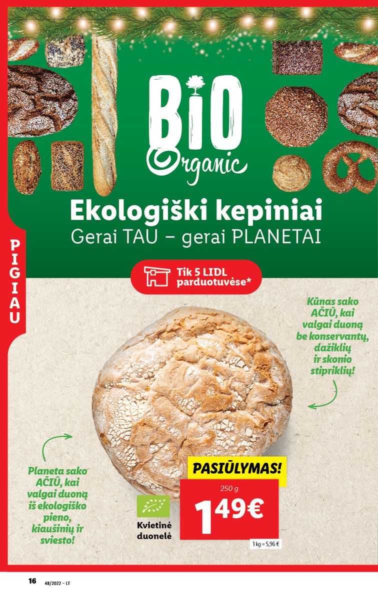 Naujausias LIDL kaininis katalogas 2022.11.28 - 2022.12.04