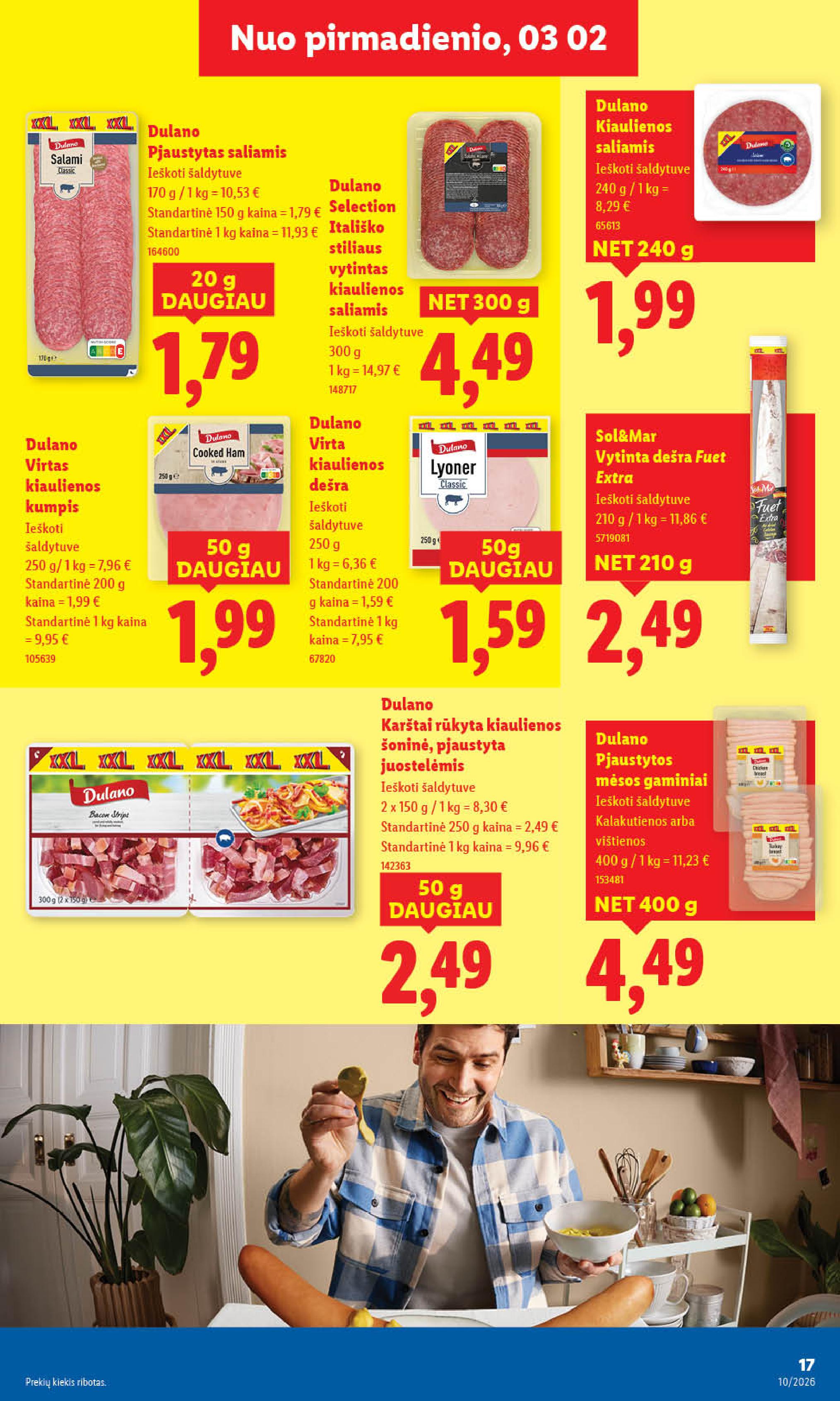 LIDL akcijų ir nuolaidų leidinys 2026.03.02 - 2026.03.08