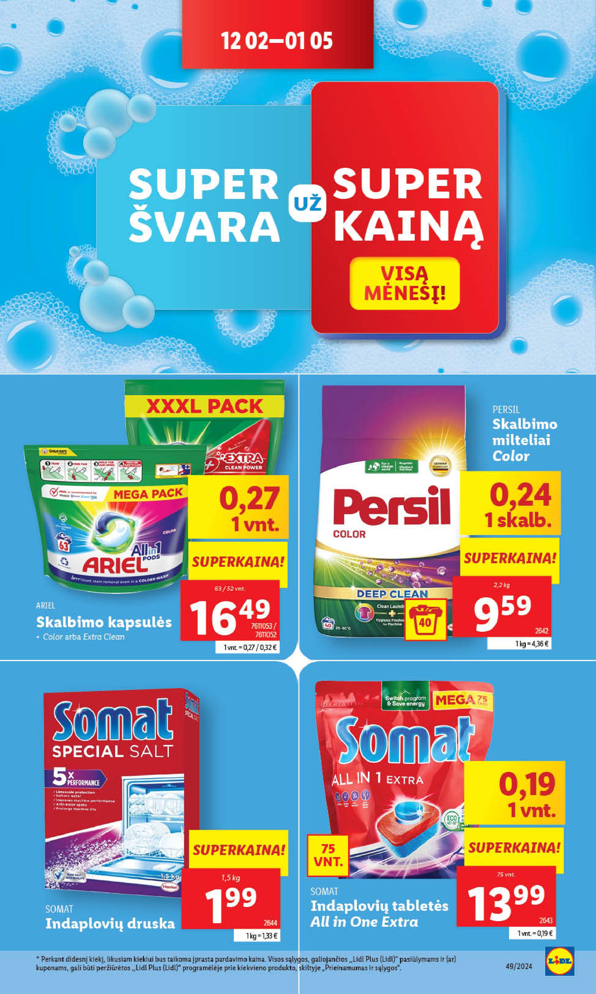 Naujausias LIDL kaininis katalogas 2024.12.02 - 2024.12.08