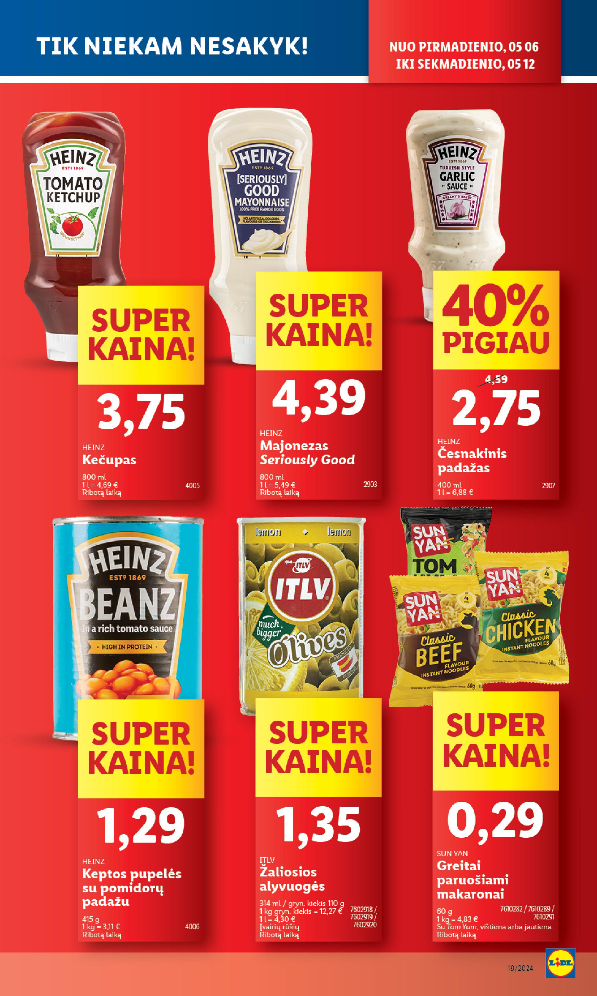 Naujausias LIDL kaininis katalogas 2024.05.06 - 2024.05.12