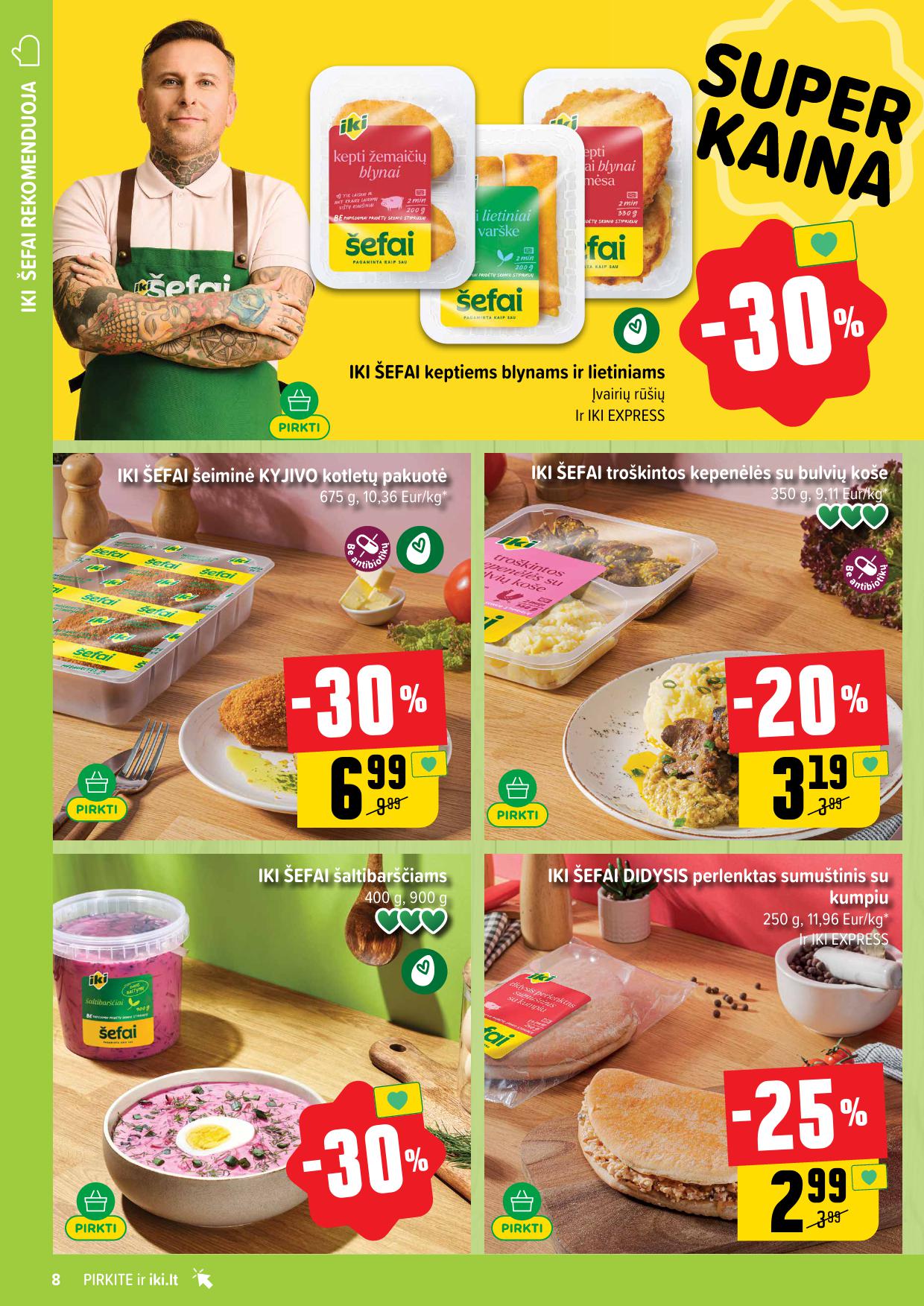 IKI SAVAITĖLĖ akcijų ir nuolaidų leidinys Nr.28 2025.07.07 - 2025.07.13