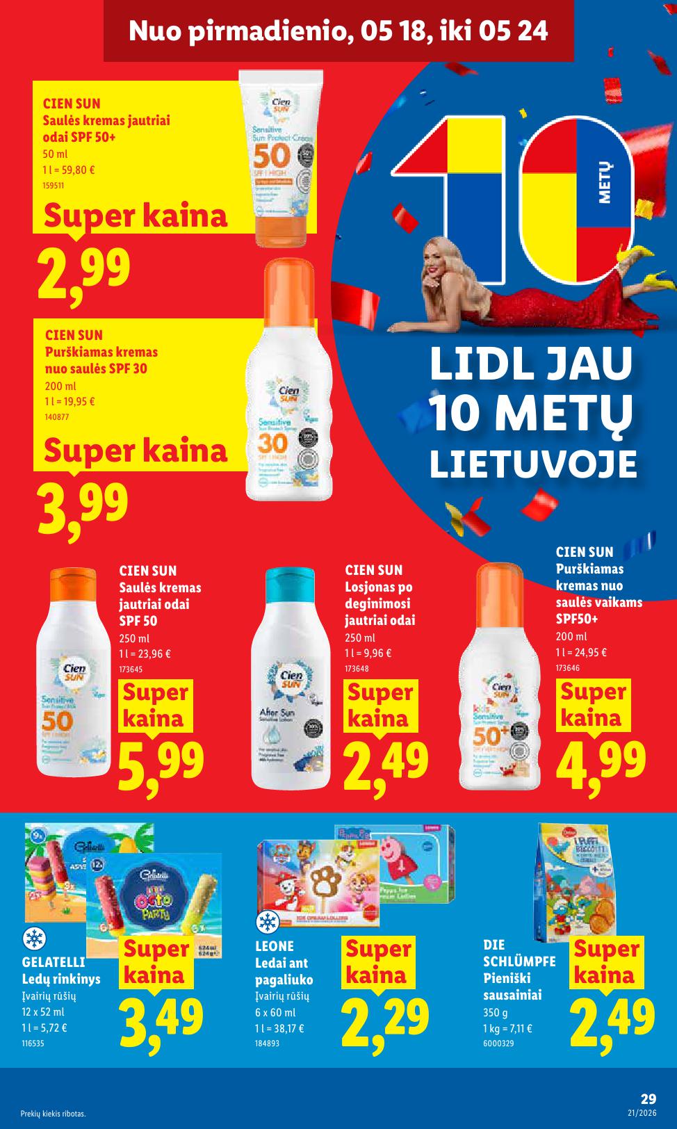 Naujausias LIDL kaininis katalogas 2026.05.18 - 2026.05.24