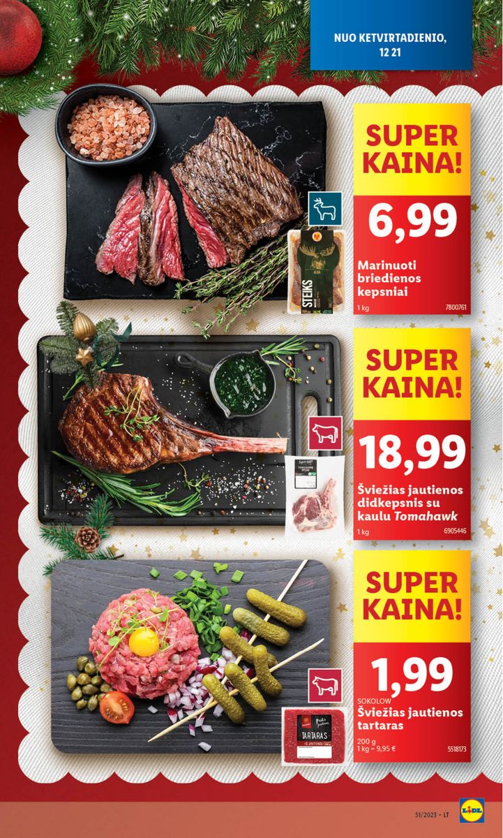 Naujausias LIDL kaininis katalogas 2023.12.18 - 2023.12.24