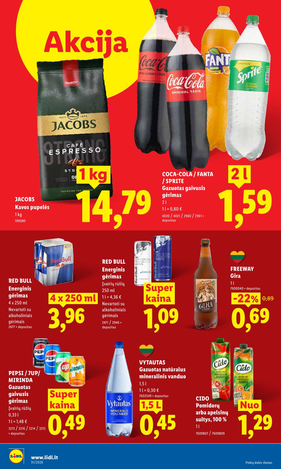 Naujausias LIDL kaininis katalogas 2026.07.27 - 2026.08.02