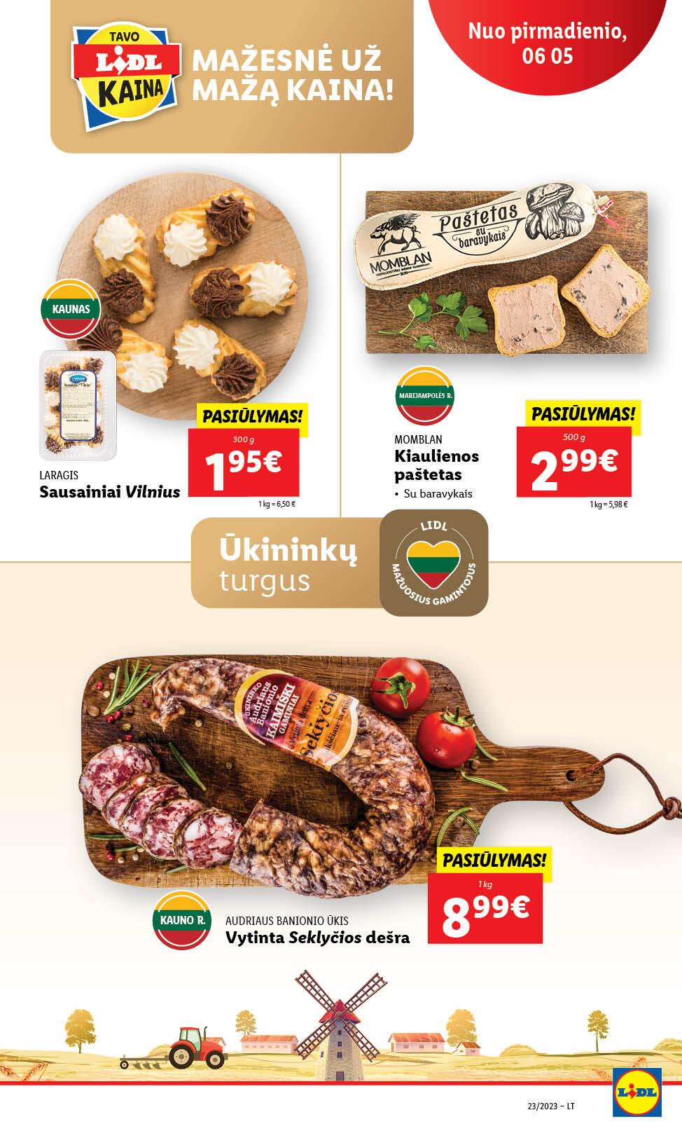 Naujausias LIDL kaininis katalogas 2023.06.05 - 2023.06.11