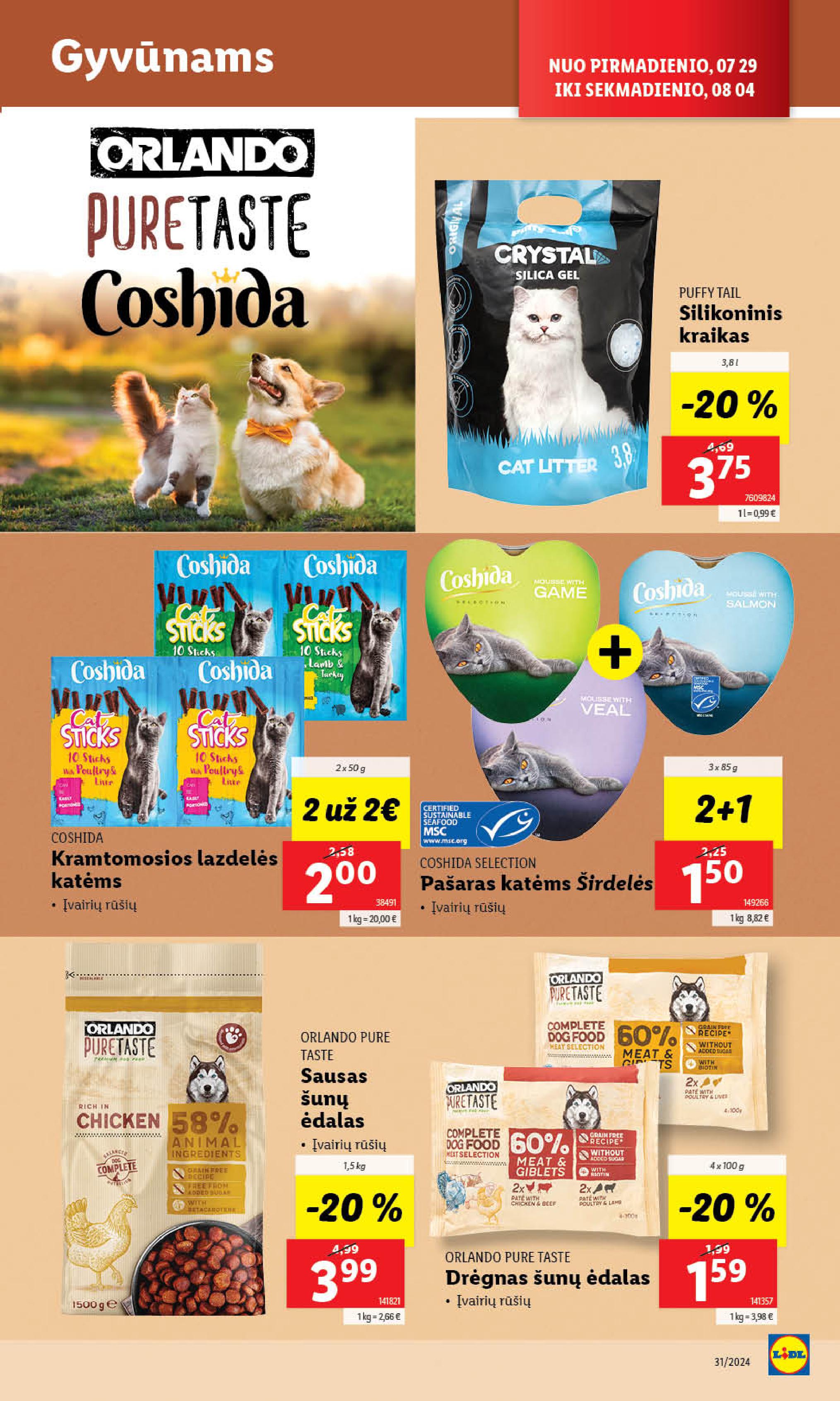 Naujausias LIDL kaininis katalogas 2024.07.29 - 2024.08.04