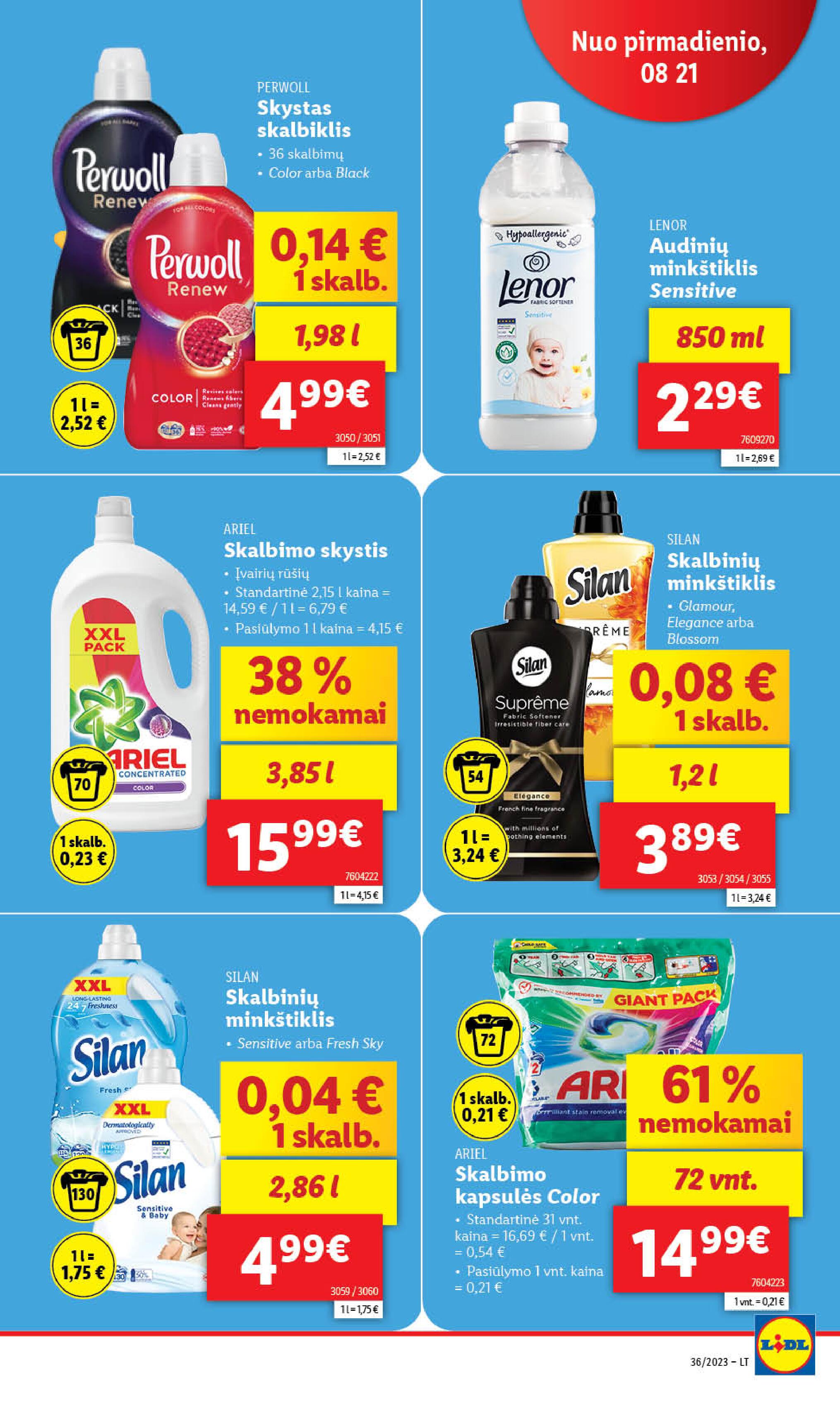 Naujausias LIDL kaininis katalogas 2023.09.04 - 2023.09.10