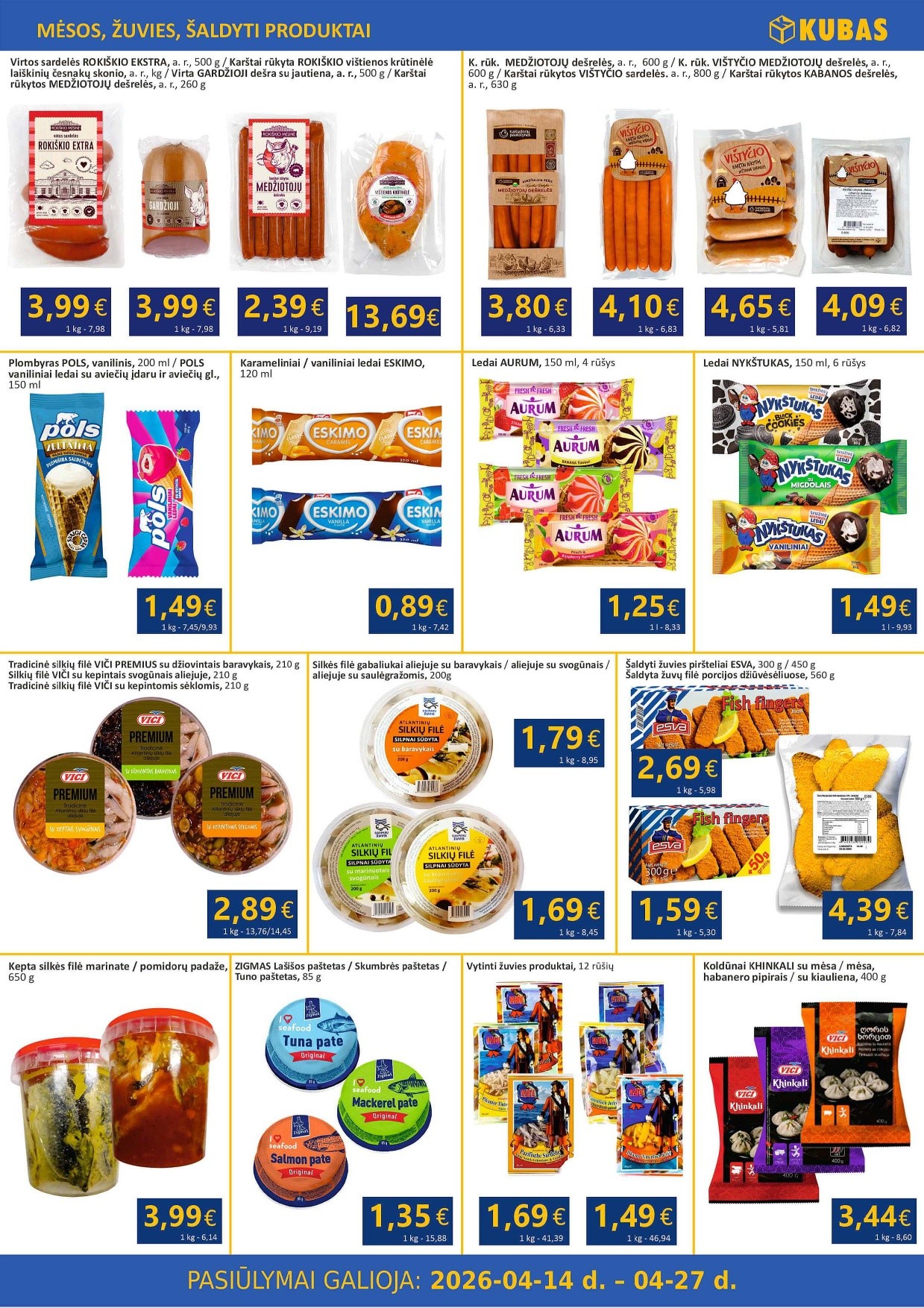 Naujas KUBAS leidinys nuo 2026.04.14 iki 2026.04.27
