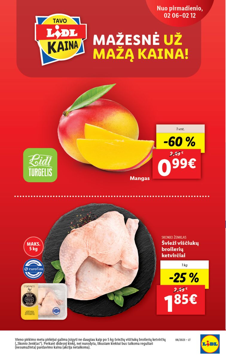 Naujausias LIDL kaininis katalogas 2023.02.06 - 2023.02.12