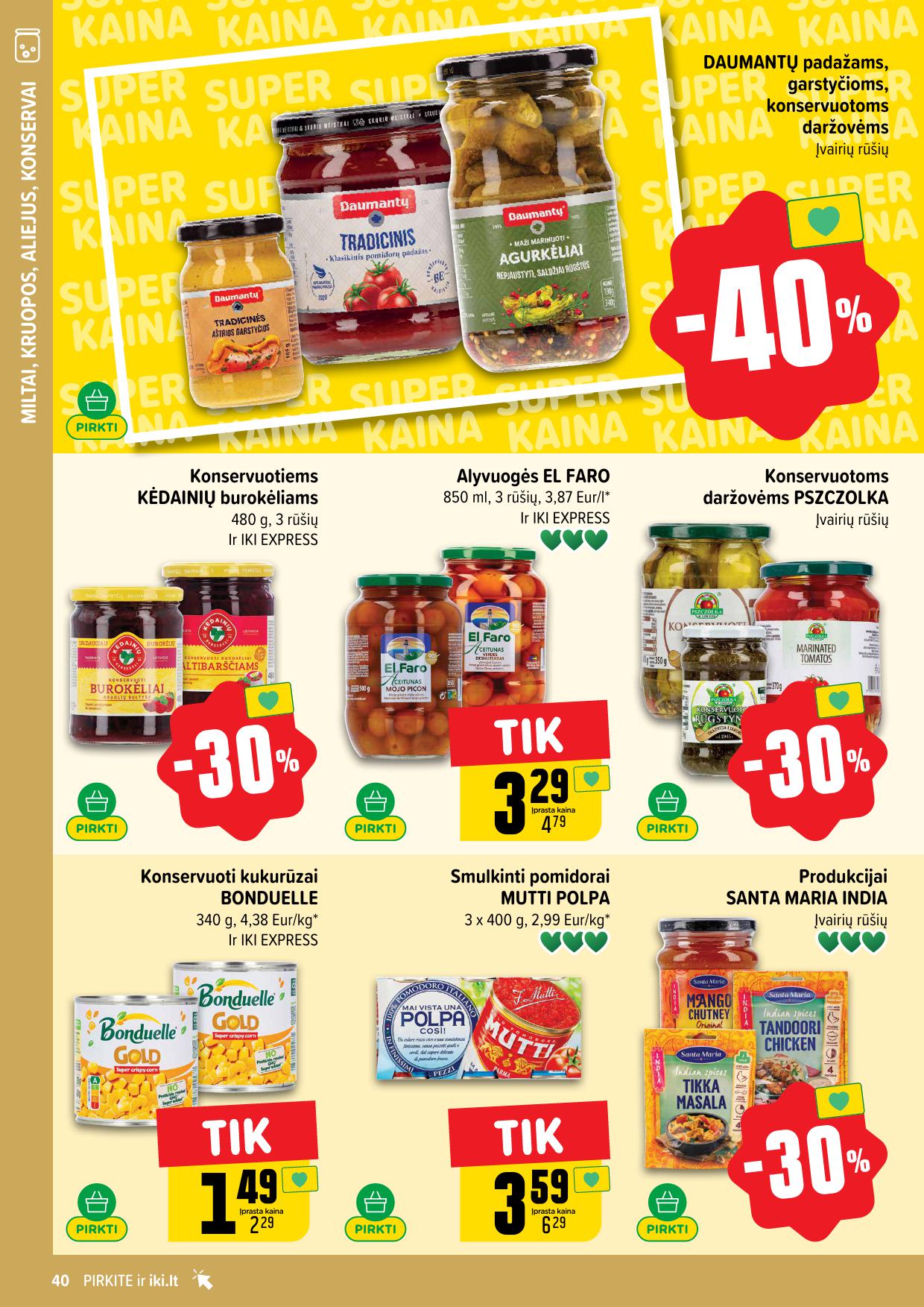 Naujausias IKI kaininis katalogas 2026.01.12 - 2026.01.18