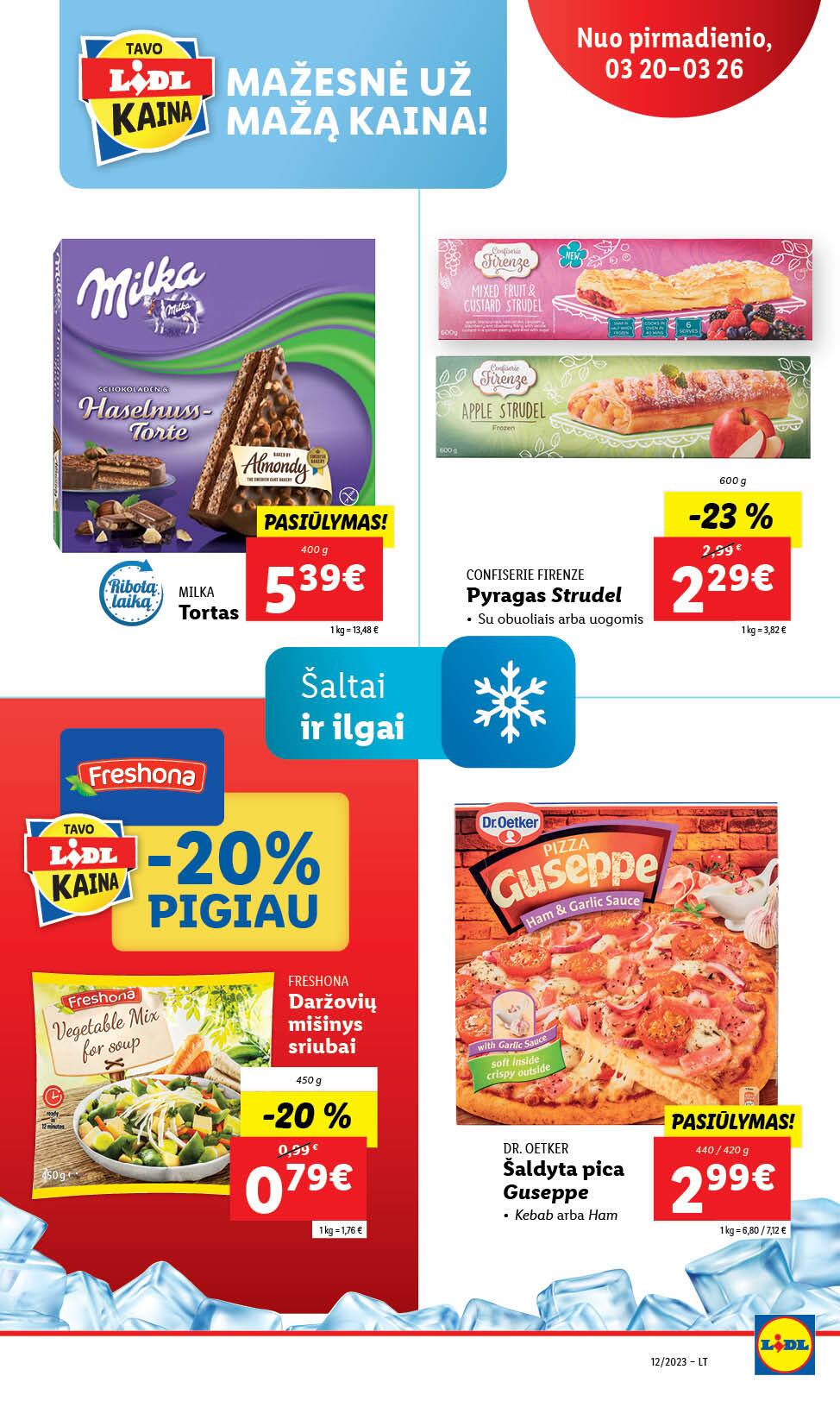 LIDL akcijų ir nuolaidų leidinys 2023.03.20 - 2023.03.26