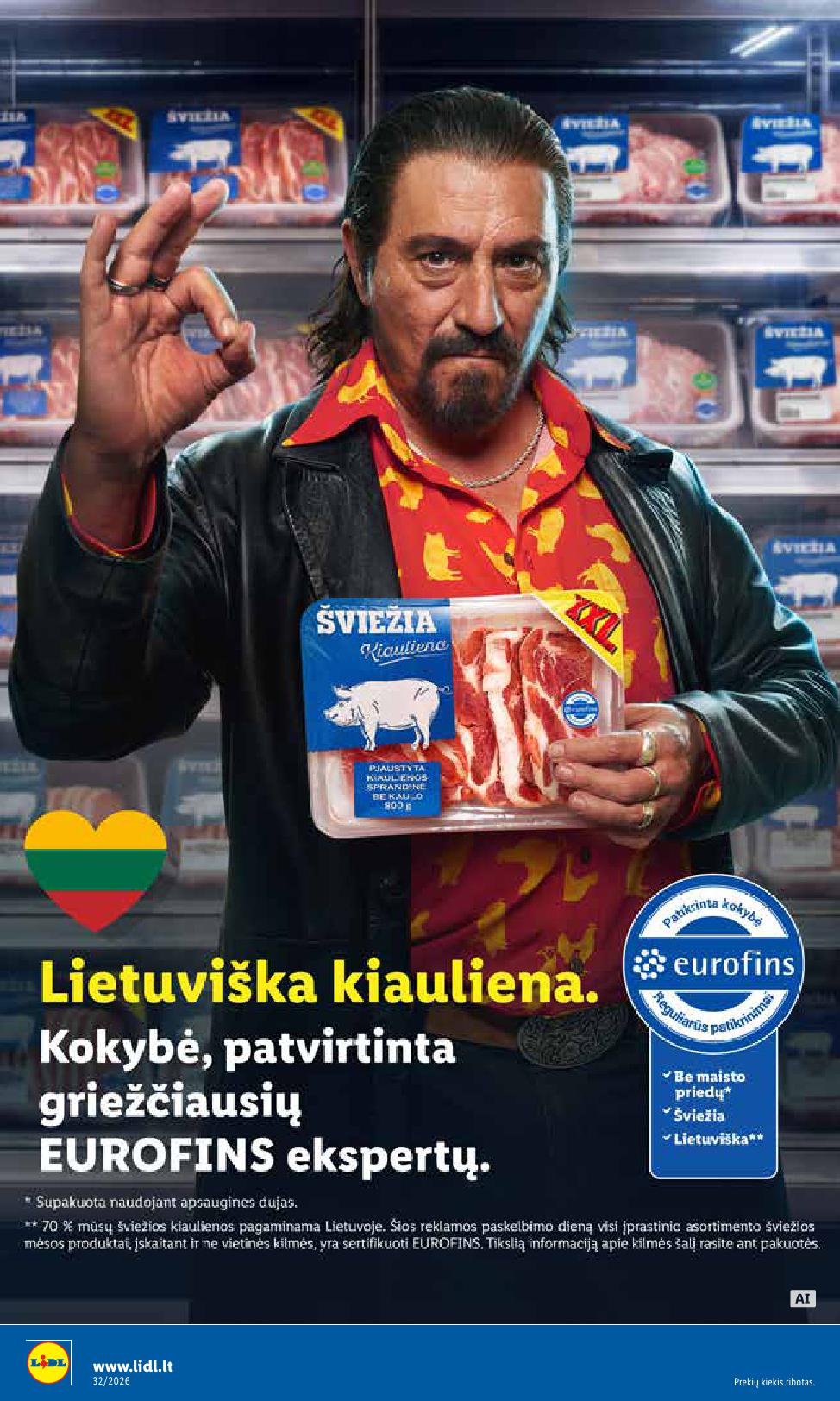 Naujausias LIDL kaininis katalogas 2026.08.03 - 2026.08.09