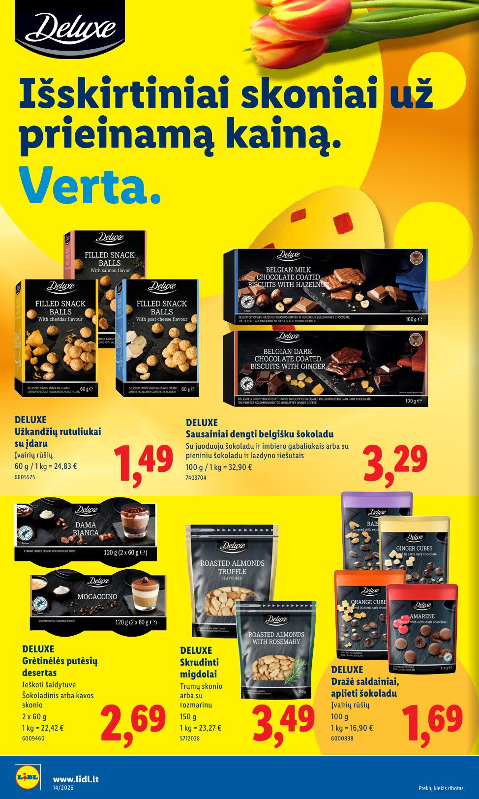 Naujausias LIDL kaininis katalogas 2026.03.30 - 2026.04.04