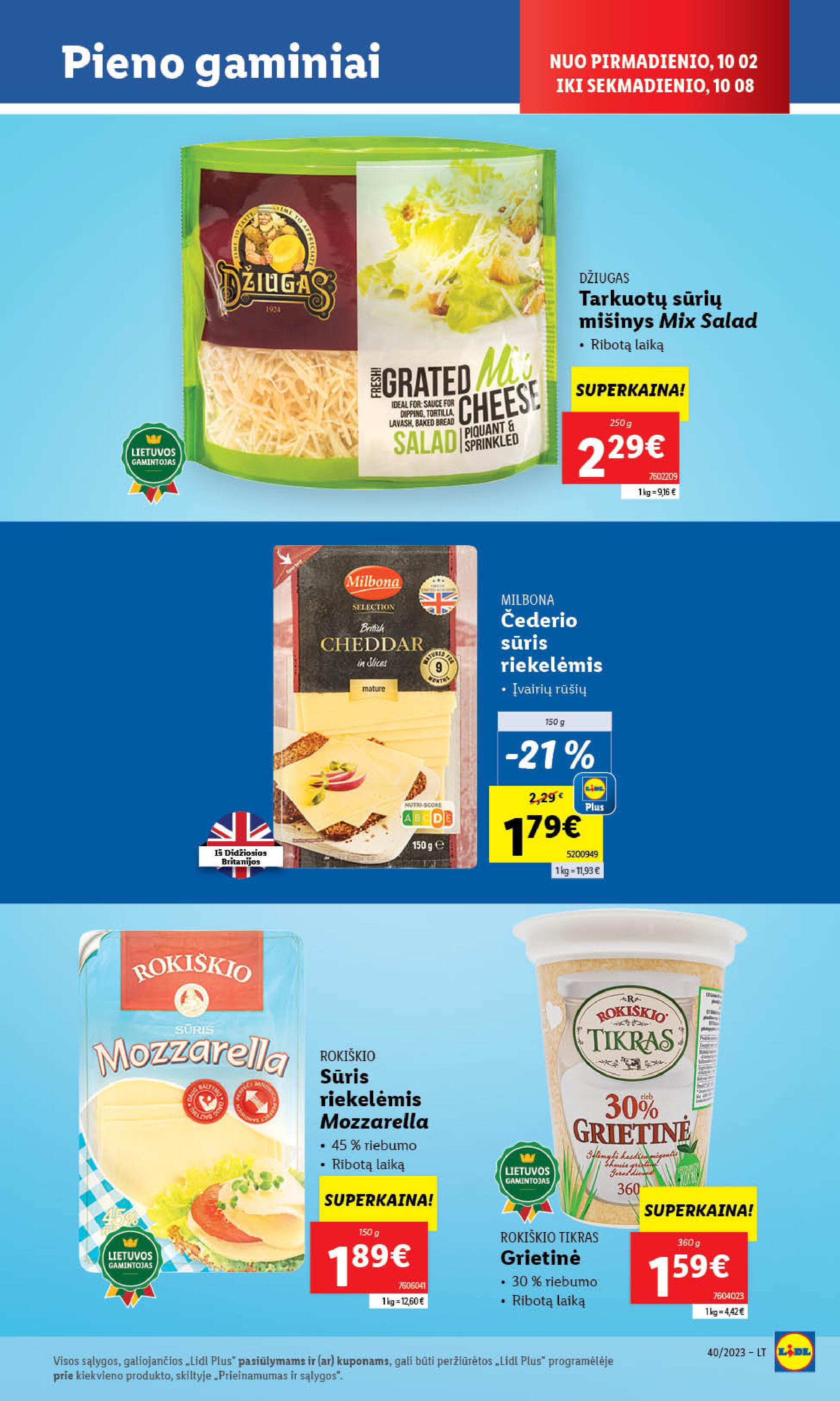Naujausias LIDL kaininis katalogas 2023.10.02 - 2023.10.08