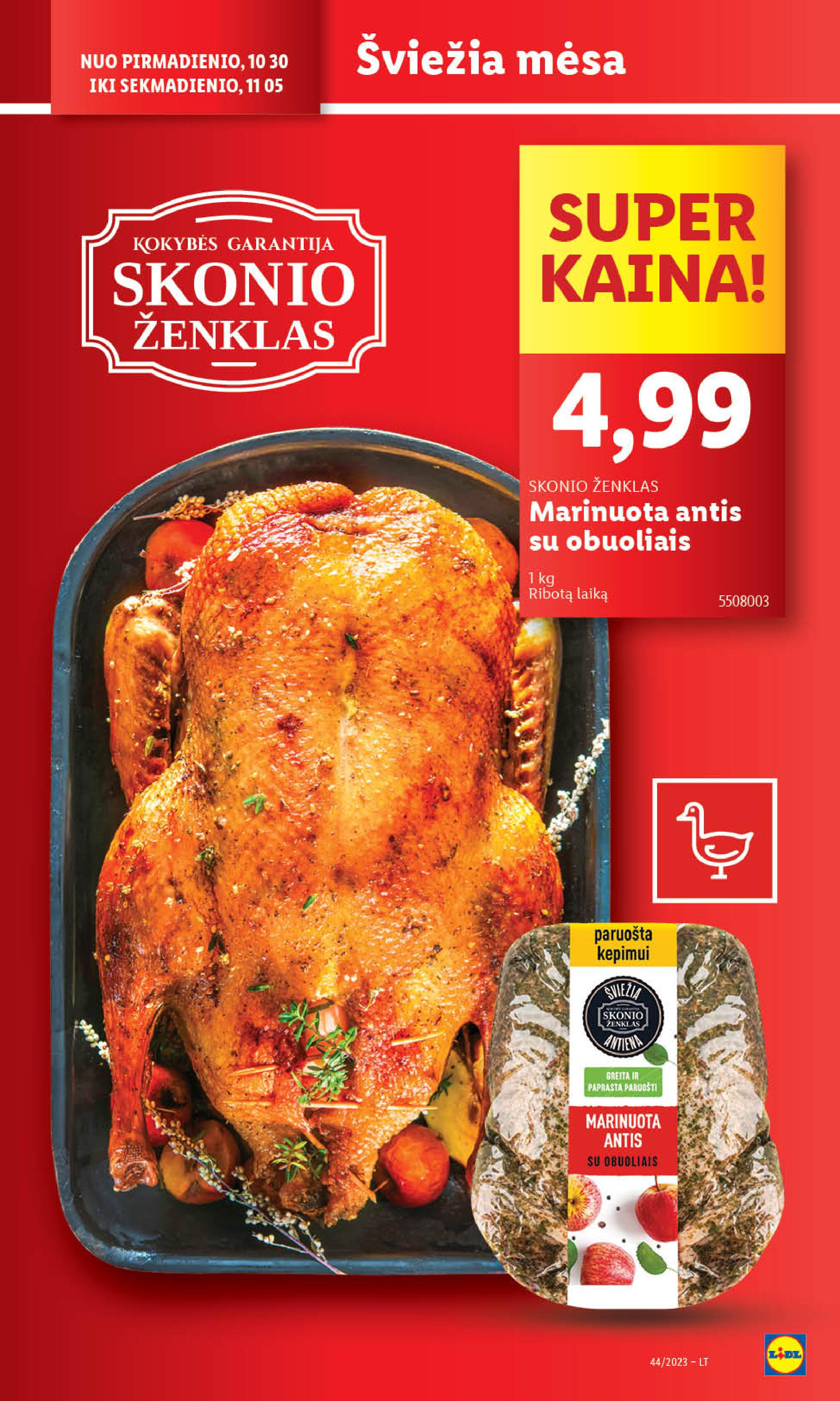 Naujausias LIDL kaininis katalogas 2023.10.30 - 2023.11.05
