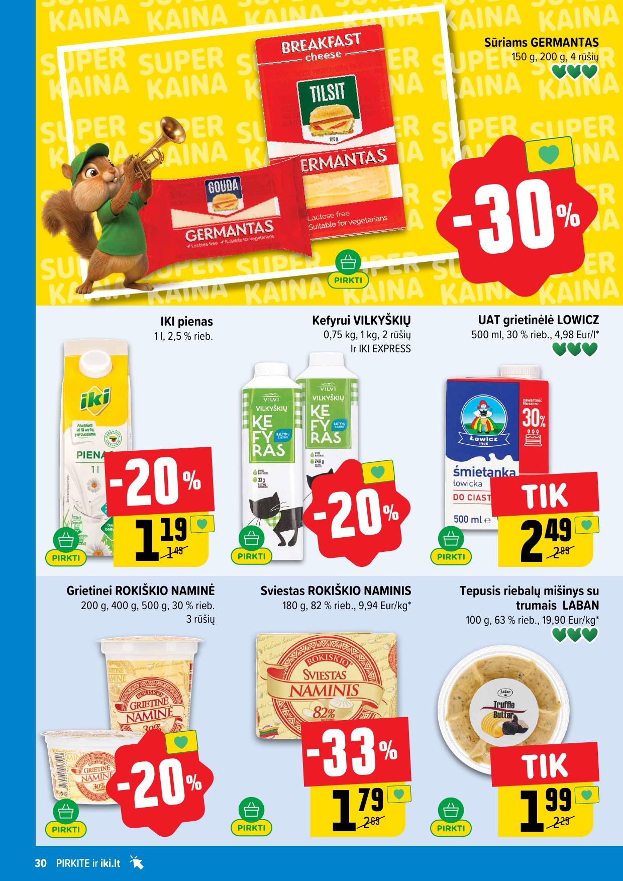 Naujausias IKI kaininis katalogas 2026.04.13 - 2026.04.19