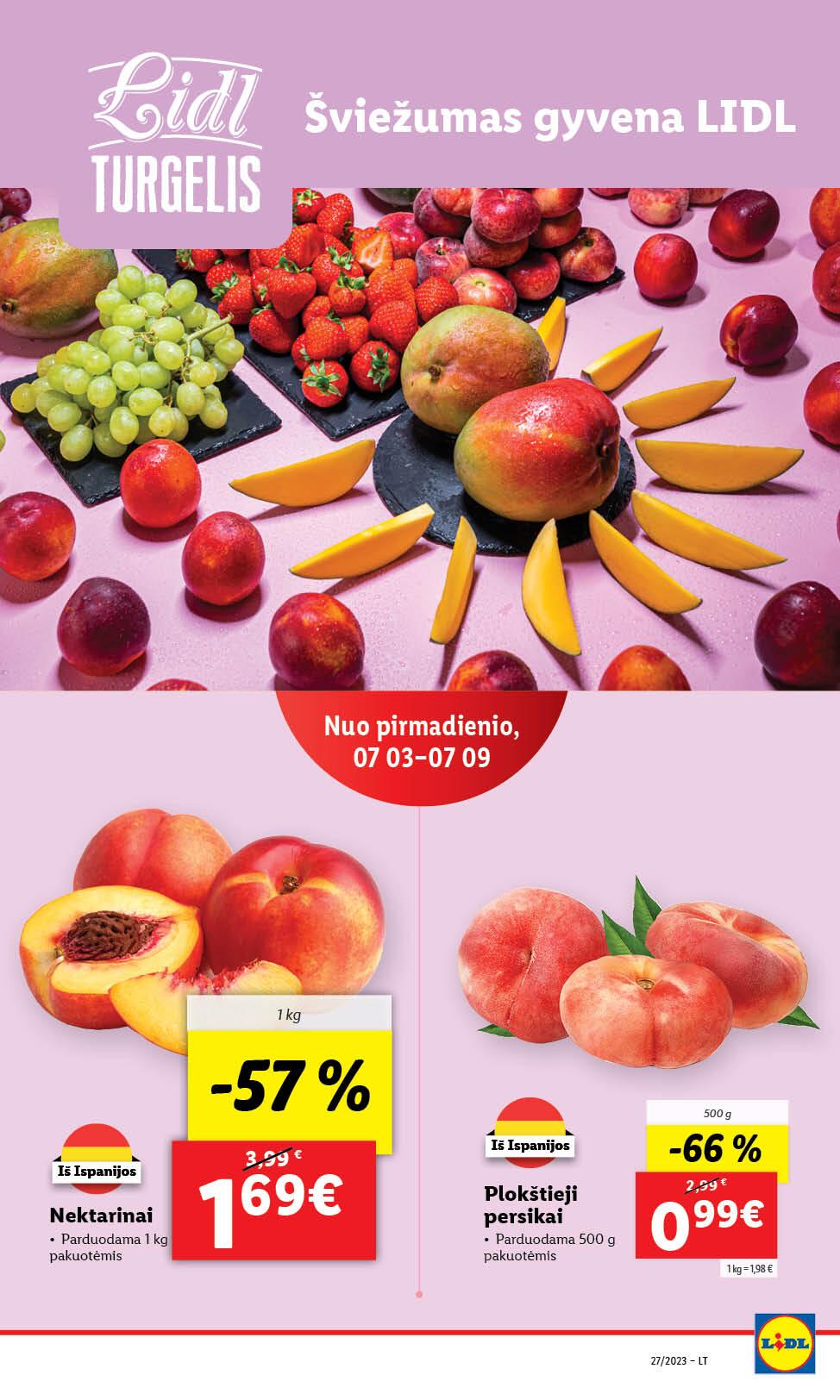 Naujausias LIDL kaininis katalogas 2023.07.03 - 2023.07.09
