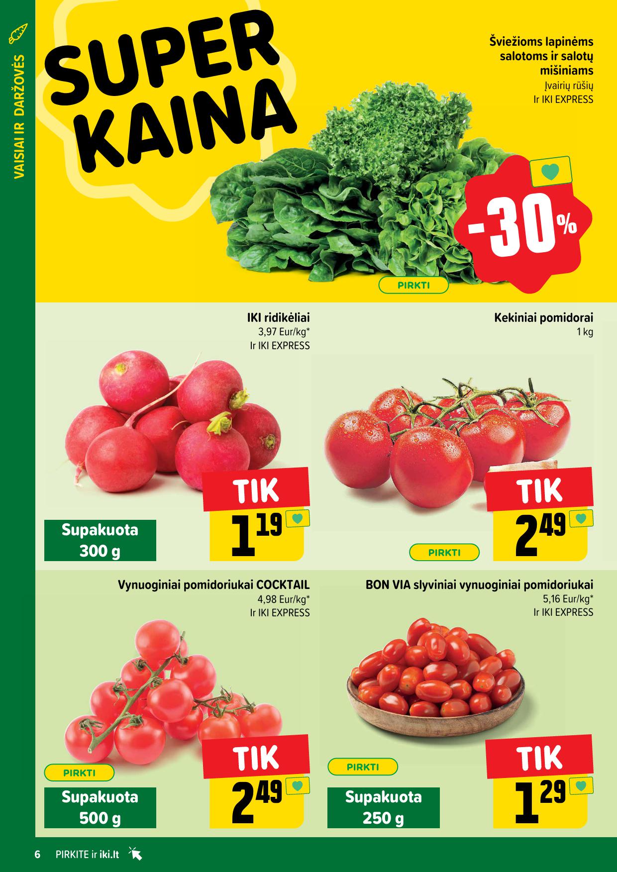 Naujausias IKI kaininis katalogas 2025.04.21 - 2025.04.27