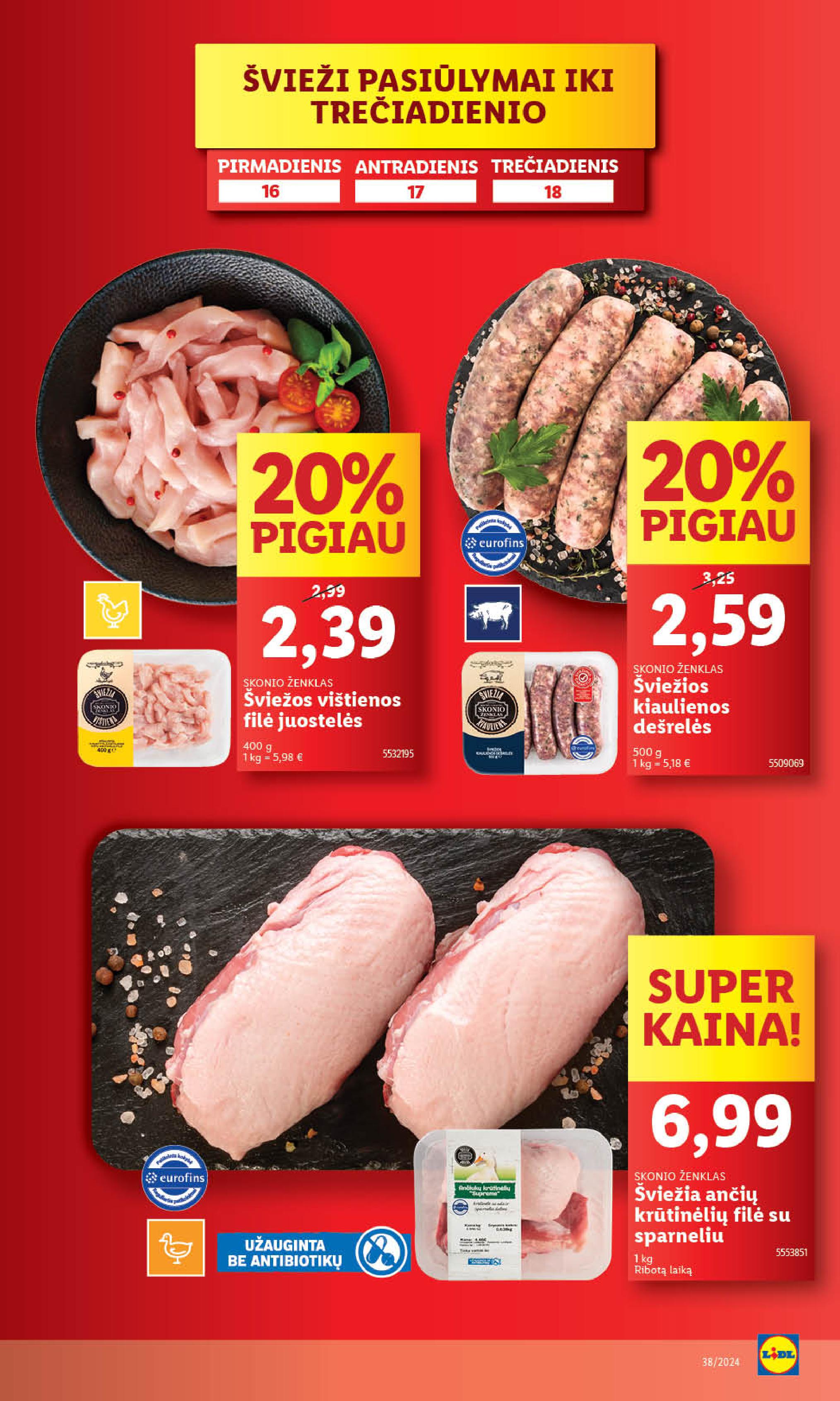 Naujausias LIDL kaininis katalogas 2024.09.16 - 2024.09.22