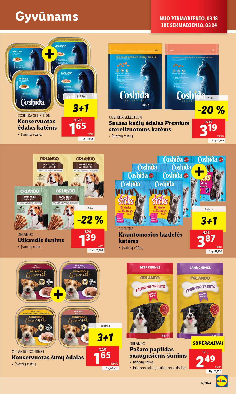 Naujausias LIDL kaininis katalogas 2024.03.18 - 2024.03.24