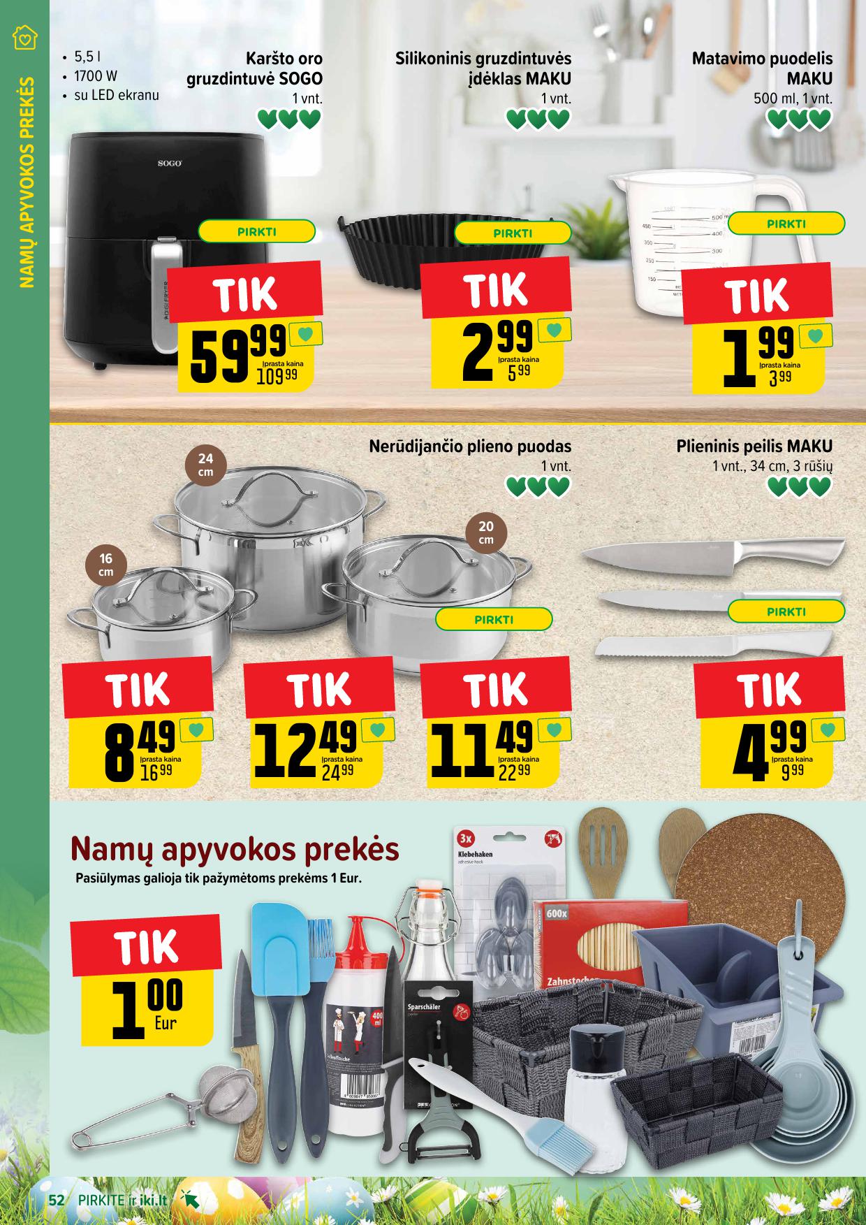 Naujausias IKI kaininis katalogas 2025.04.14 - 2025.04.19