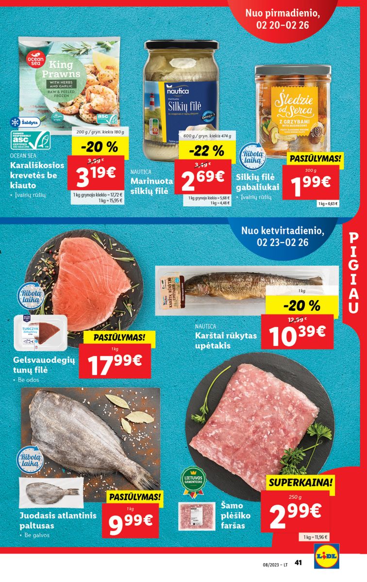 Naujausias LIDL kaininis katalogas 2023.02.20 - 2023.02.26