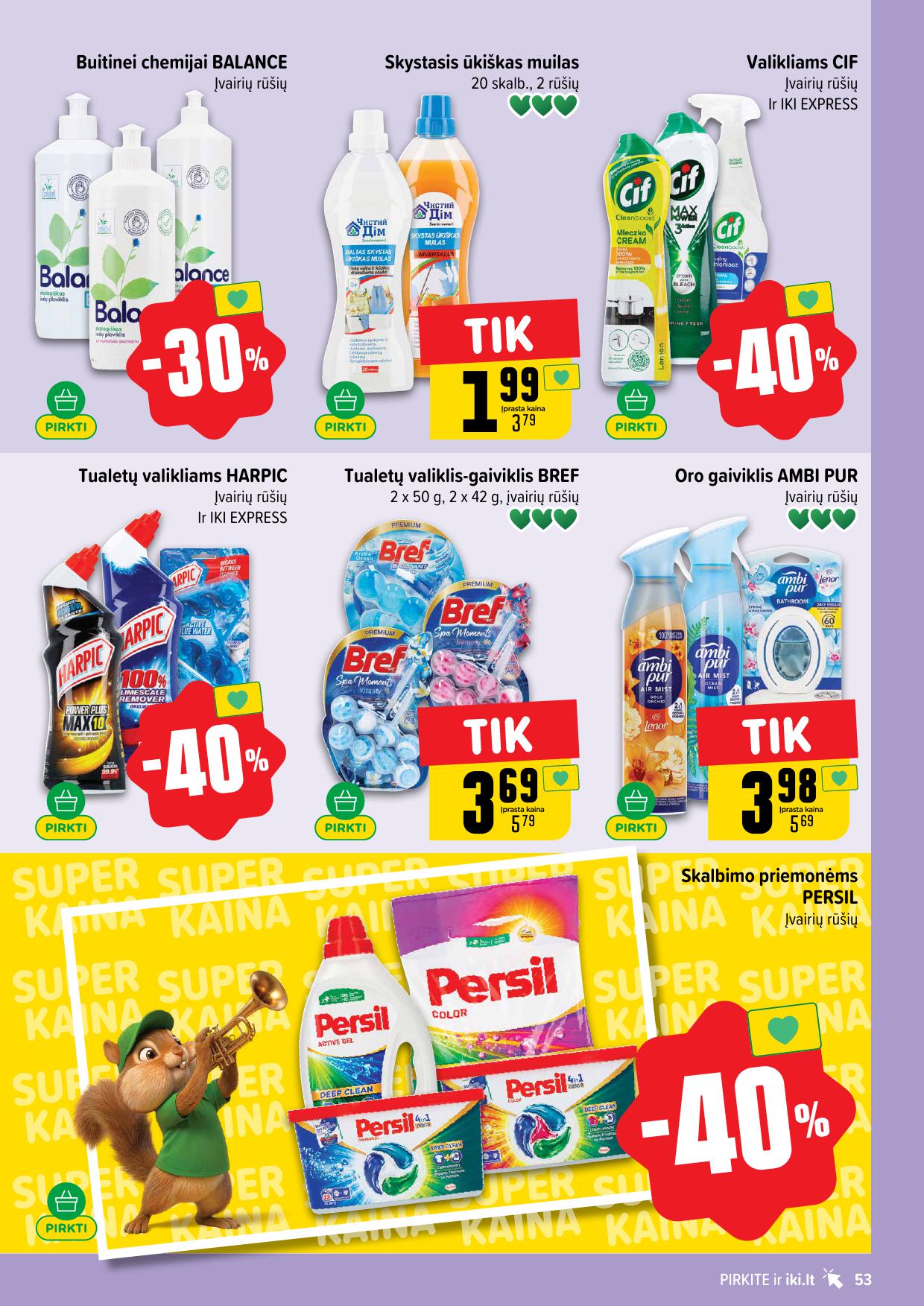 Naujausias IKI kaininis katalogas 2026.04.06 - 2026.04.12