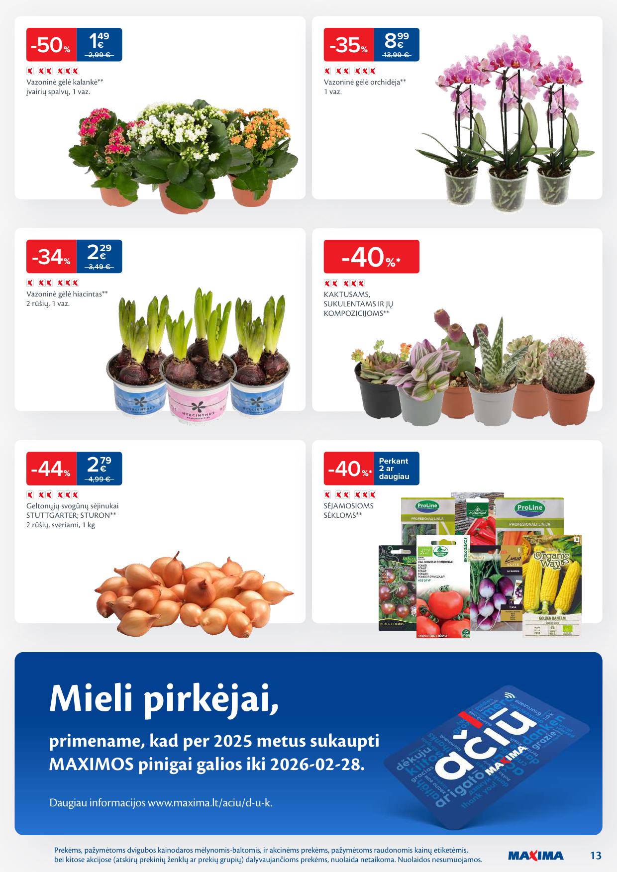 Naujausias MAXIMA kaininis katalogas 2026.02.17 - 2026.02.23