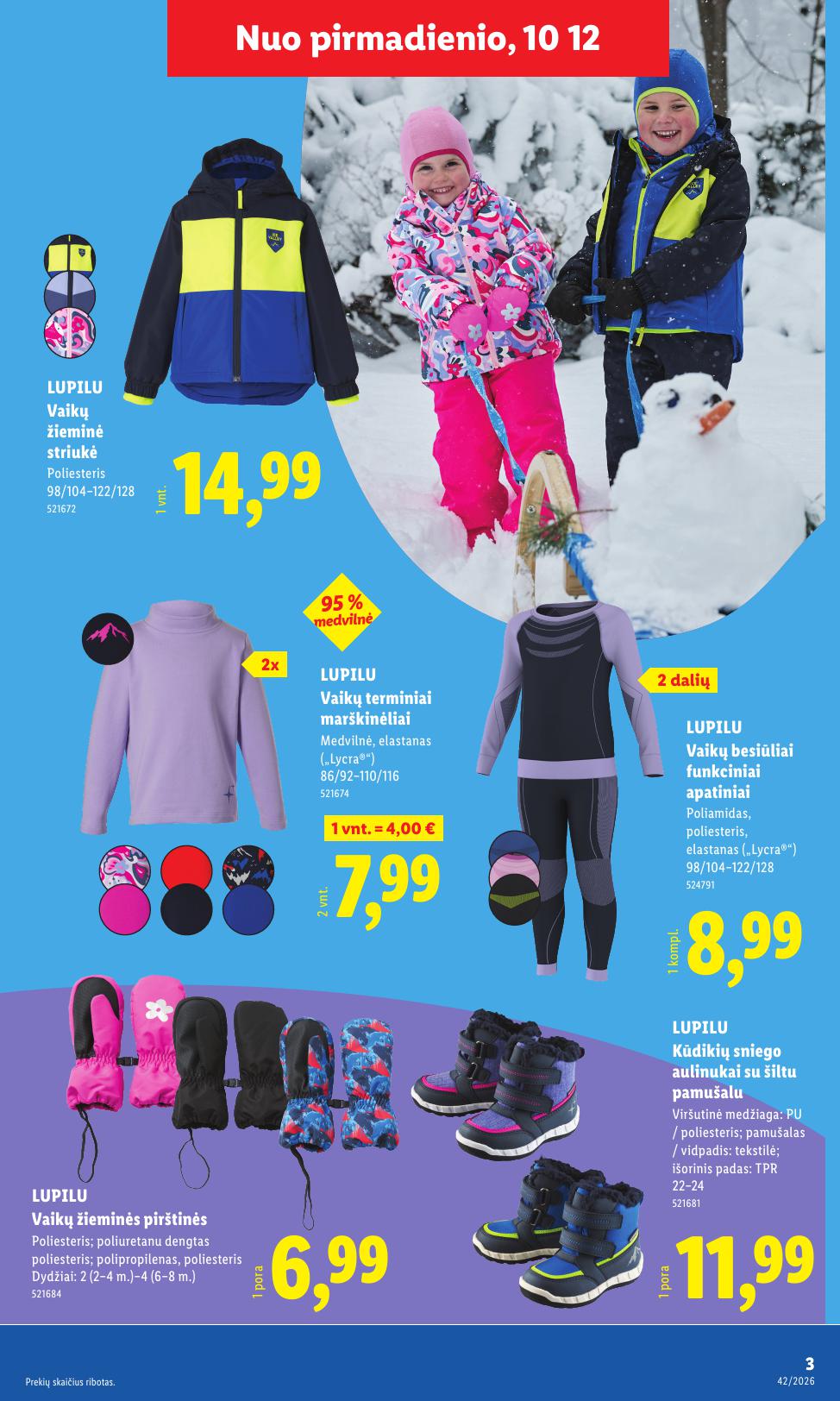LIDL ne maisto prekių leidinys 2026.10.12 - 2026.10.18