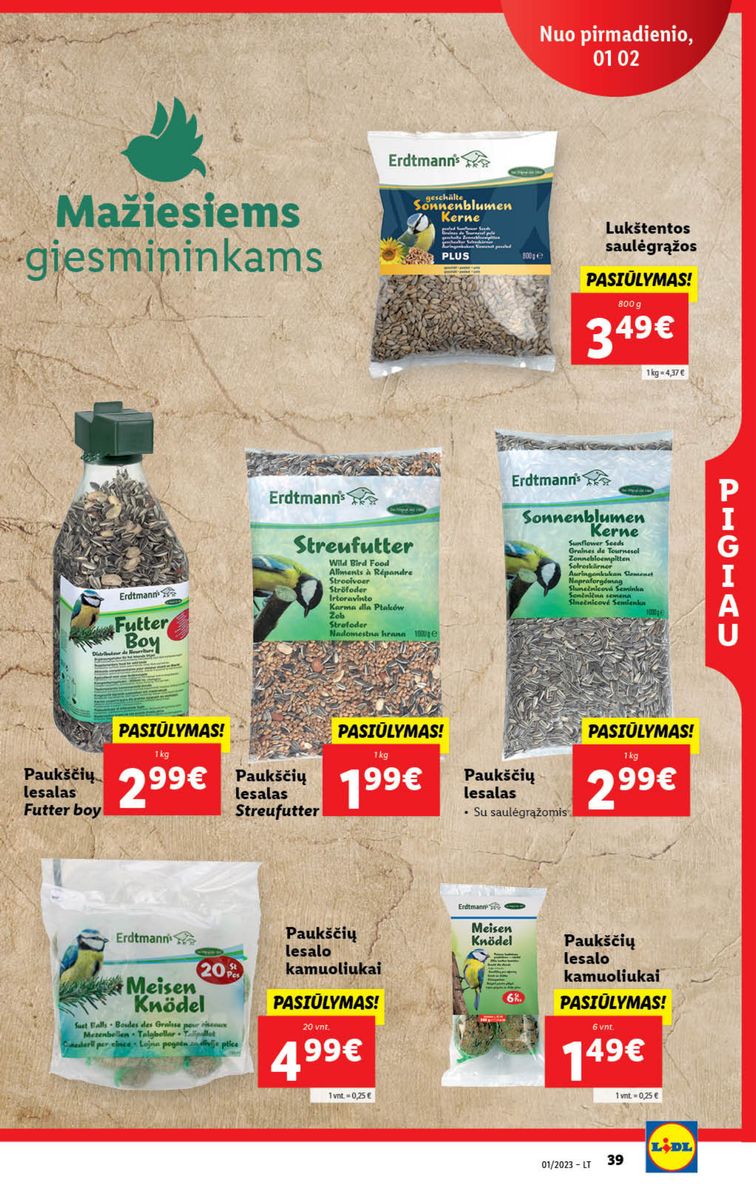 Naujausias LIDL kaininis katalogas 2023.01.02 - 2023.01.08