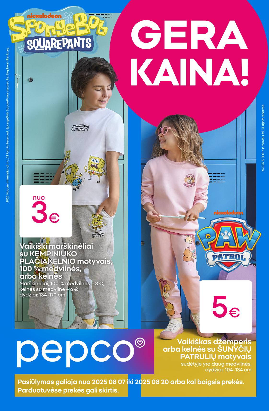 Naujas PEPCO leidinys nuo 2025.08.07 iki 2025.08.20