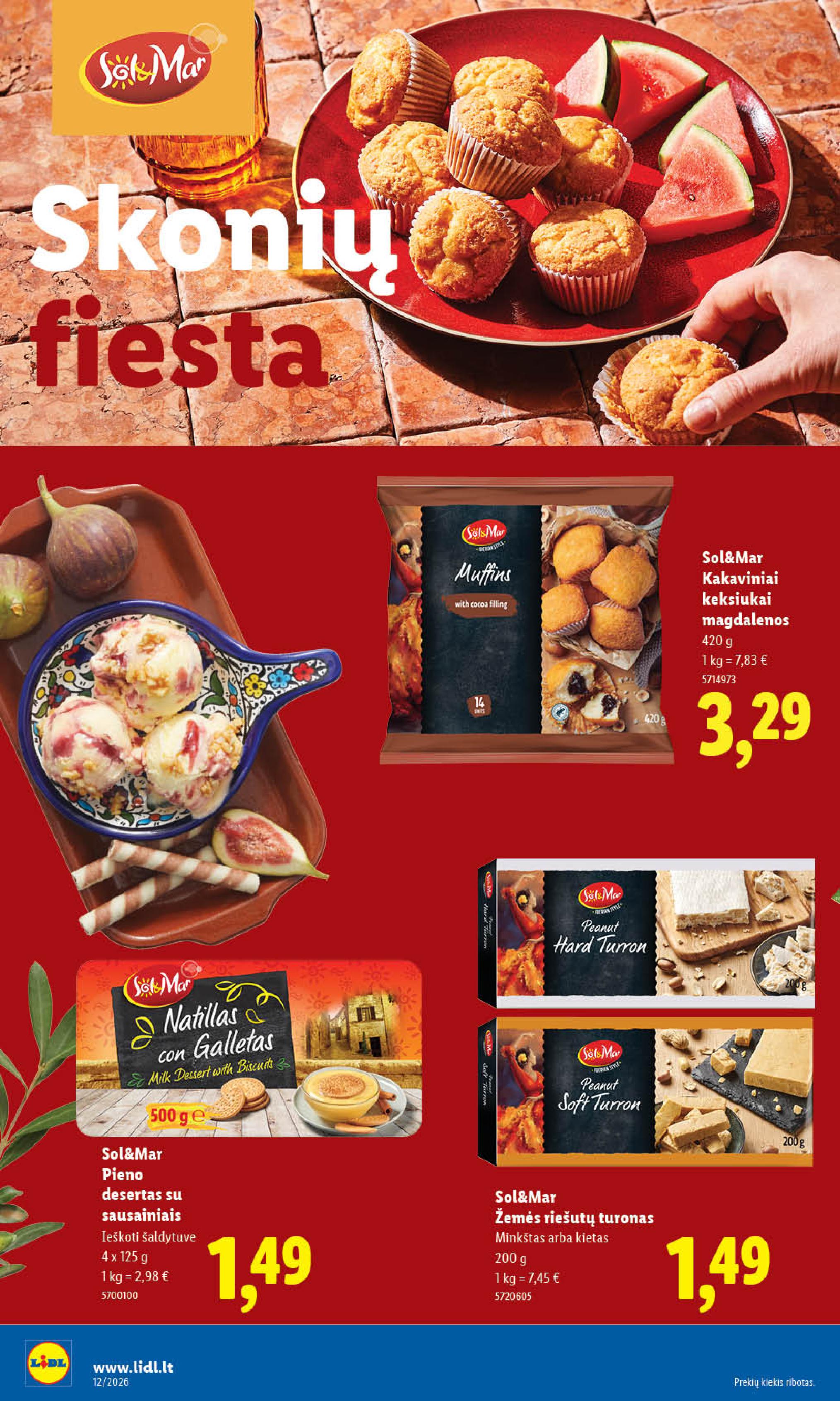 Naujausias LIDL kaininis katalogas 2026.03.16 - 2026.03.22