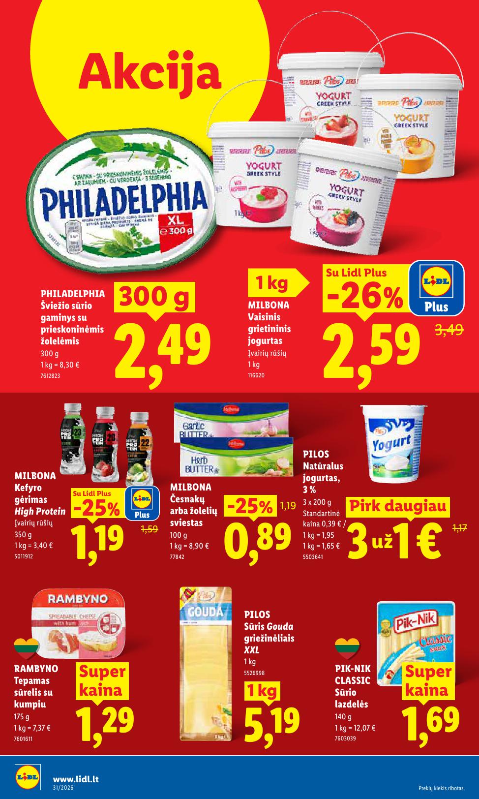 Naujausias LIDL kaininis katalogas 2026.07.27 - 2026.08.02