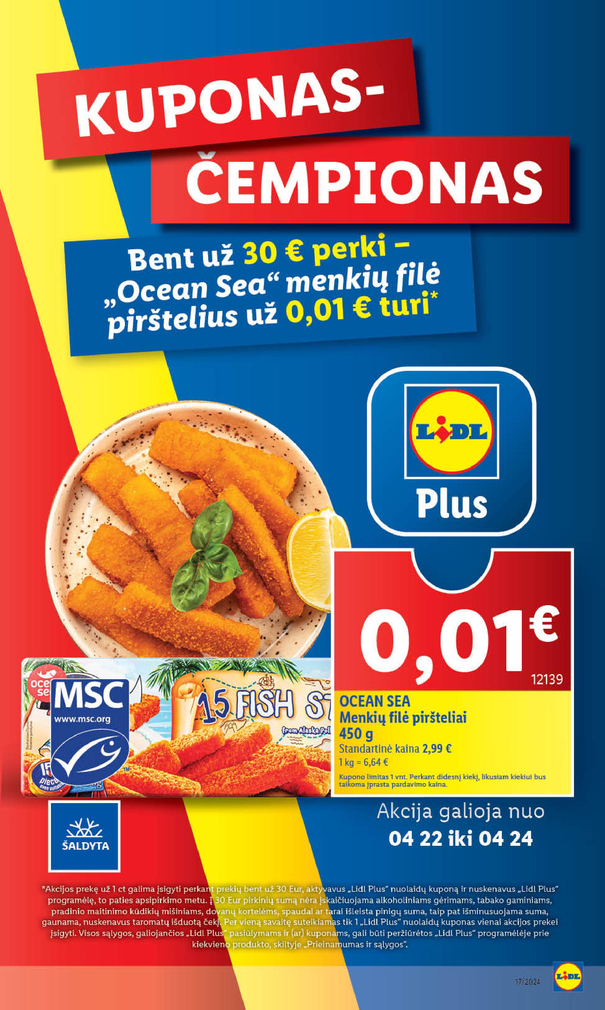 Naujausias LIDL kaininis katalogas 2024.04.22 - 2024.04.28