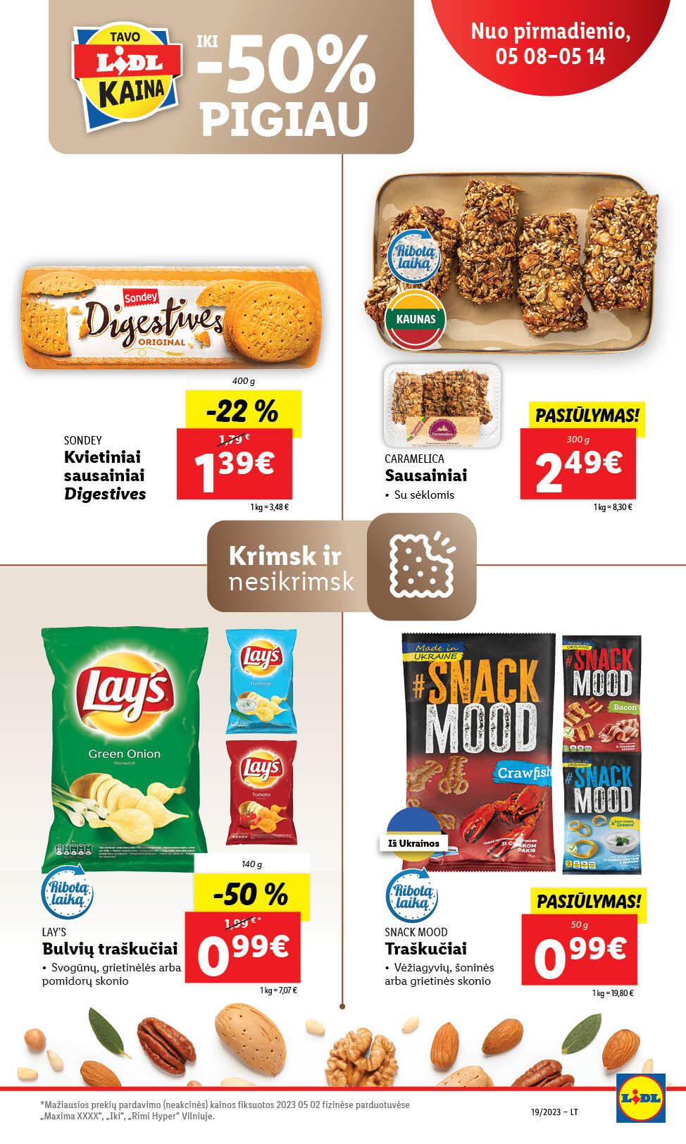 Naujausias LIDL kaininis katalogas 2023.05.08 - 2023.05.14