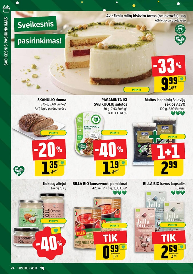Naujausias IKI kaininis katalogas 2024.12.30 - 2025.01.05