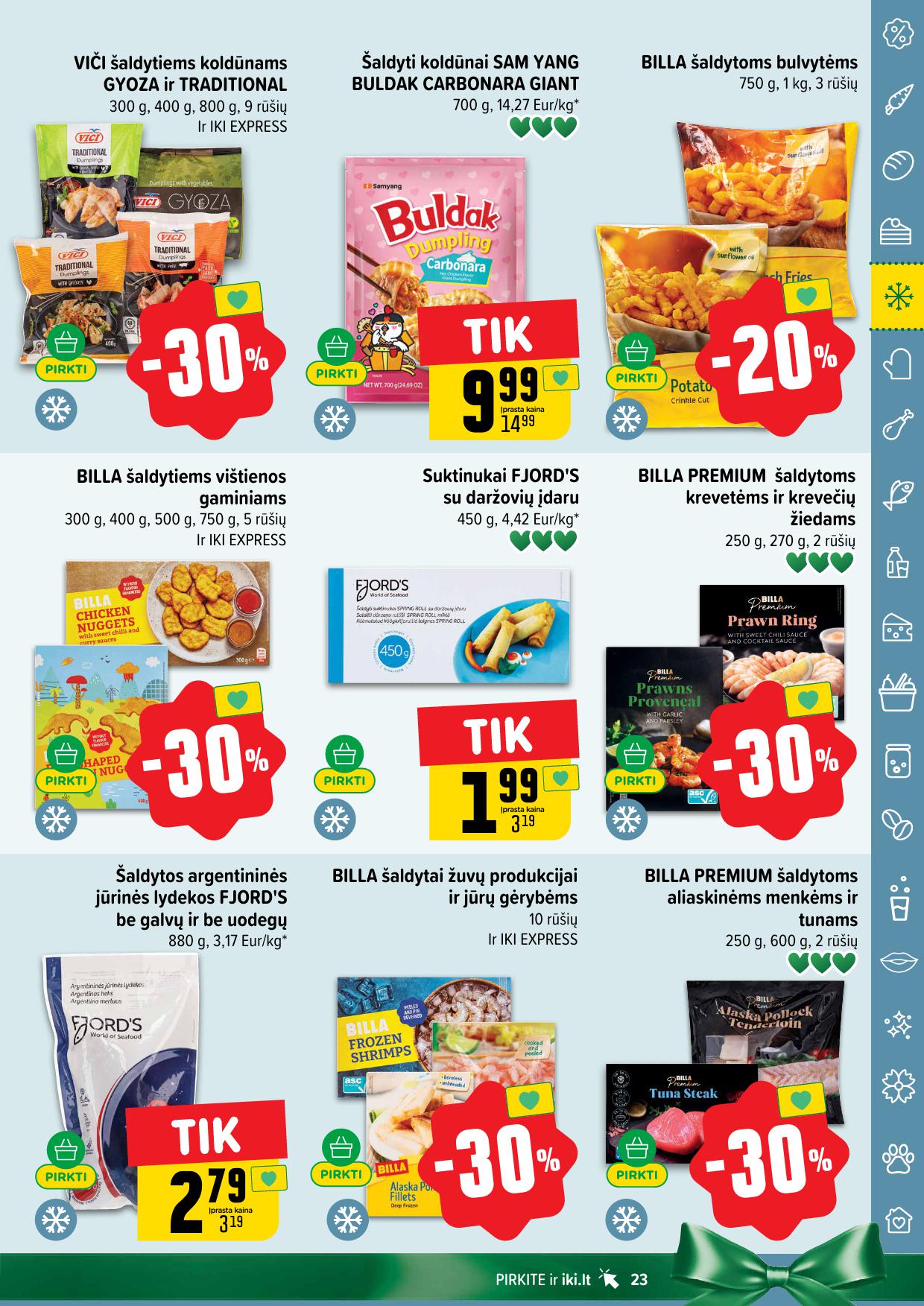 Naujausias IKI kaininis katalogas 2025.11.10 - 2025.11.16