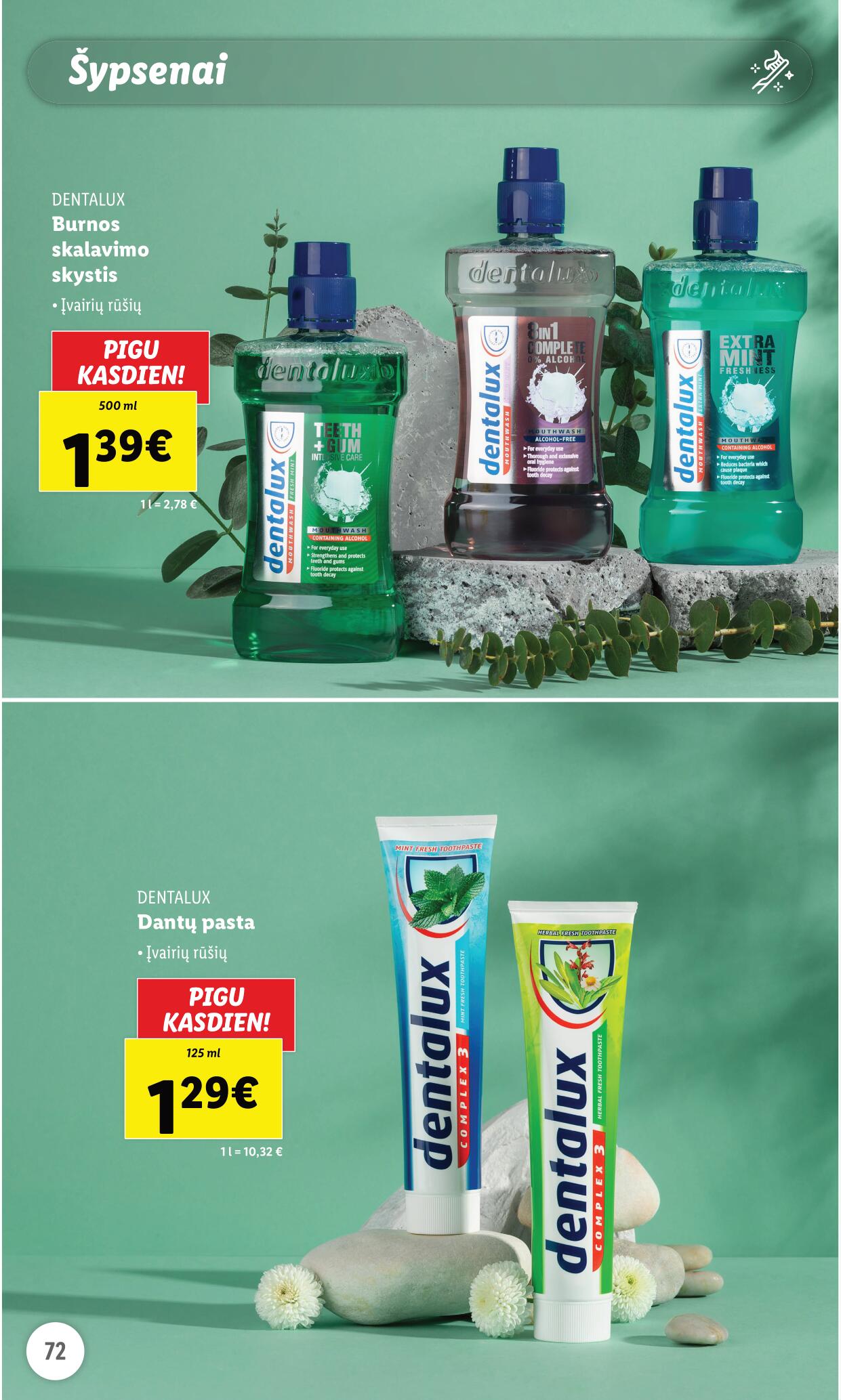 LIDL prekių katalogas "Grožio festivalis" galioja nuo 2023.05.01