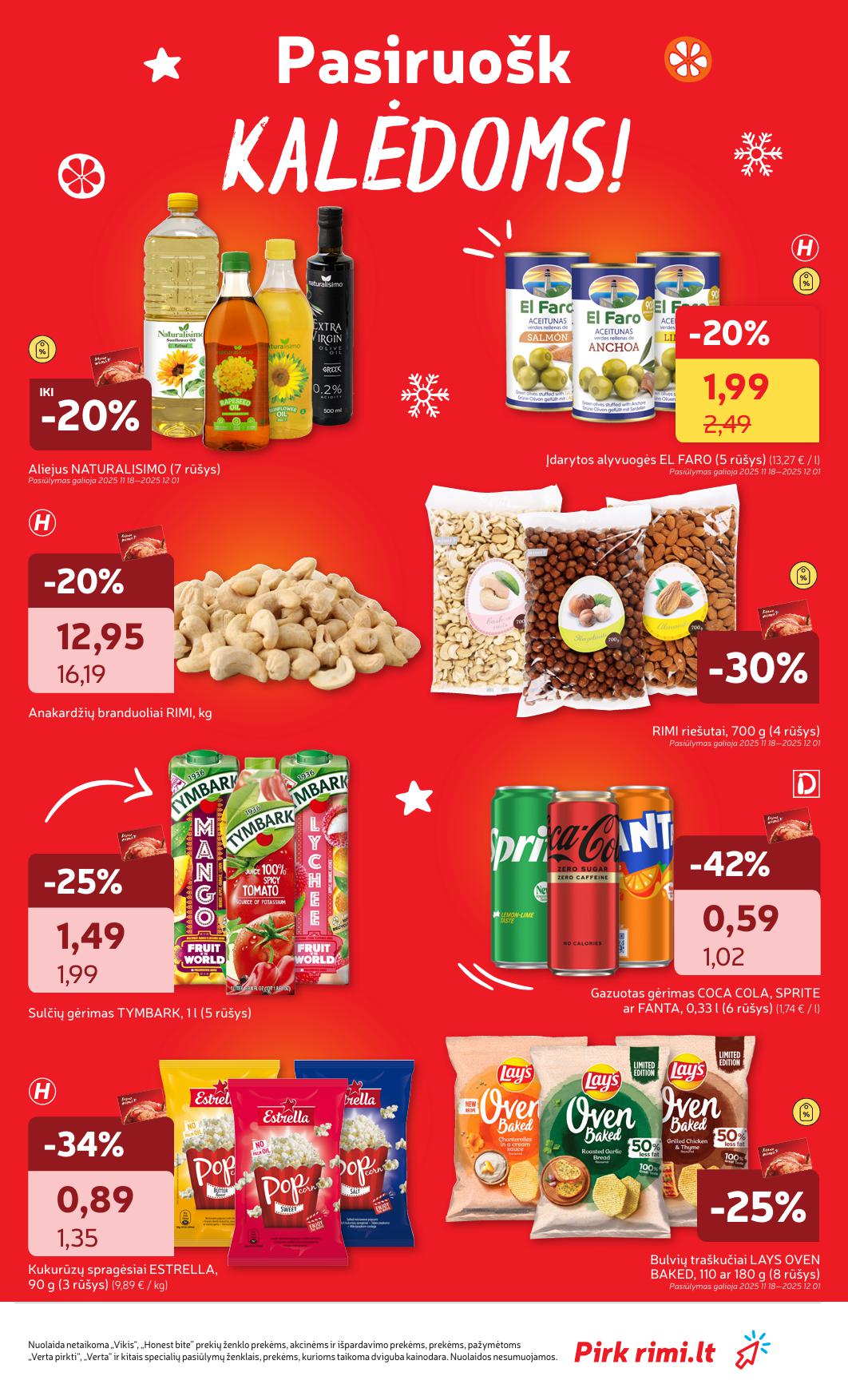 Naujausias RIMI kaininis katalogas 2025.11.18 - 2025.11.24