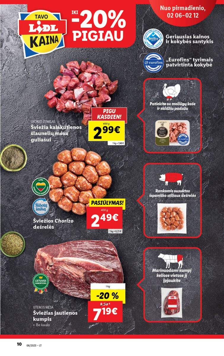 Naujausias LIDL kaininis katalogas 2023.02.06 - 2023.02.12