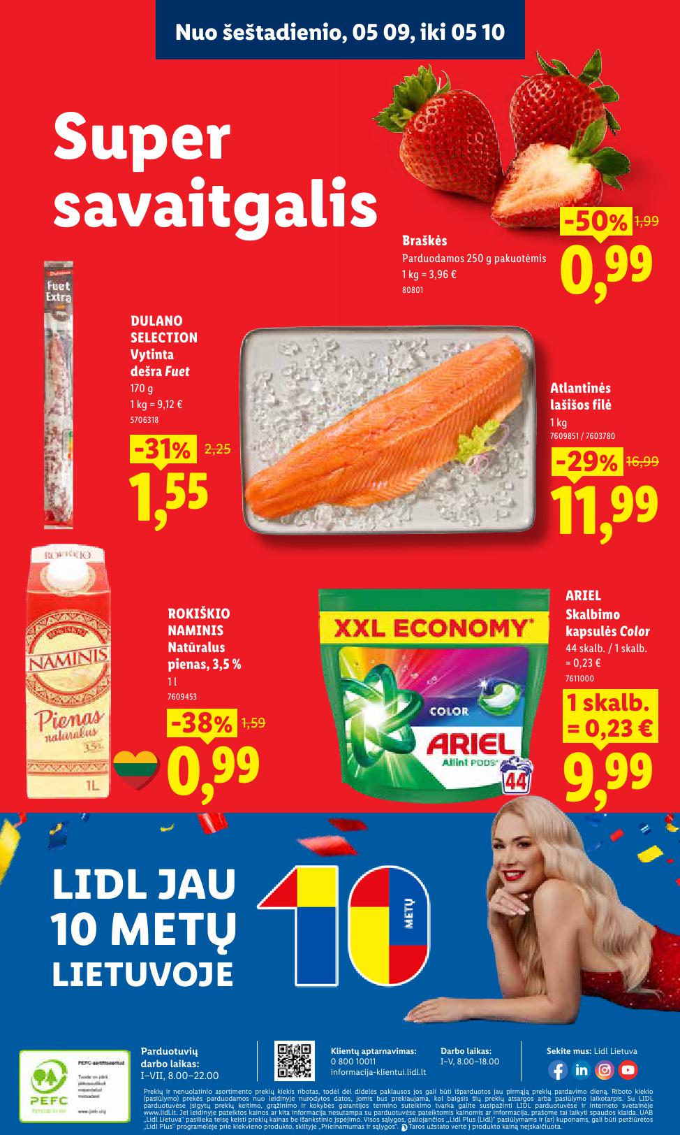 Naujausias LIDL kaininis katalogas 2026.05.04 - 2026.05.10