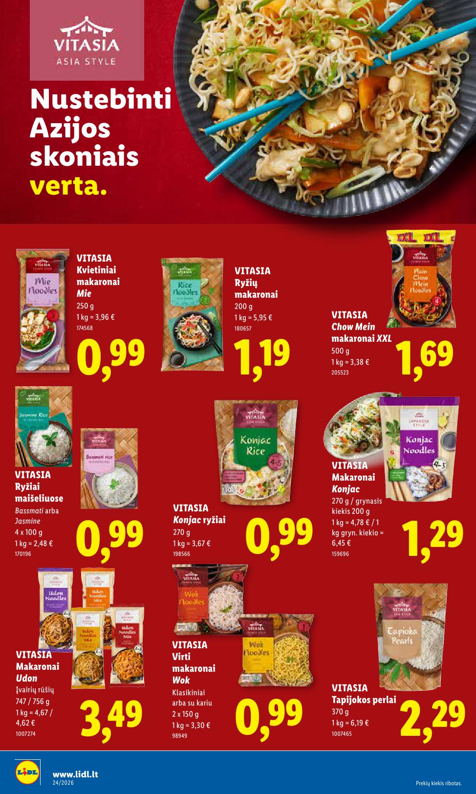 Naujausias LIDL kaininis katalogas 2026.06.08 - 2026.06.14