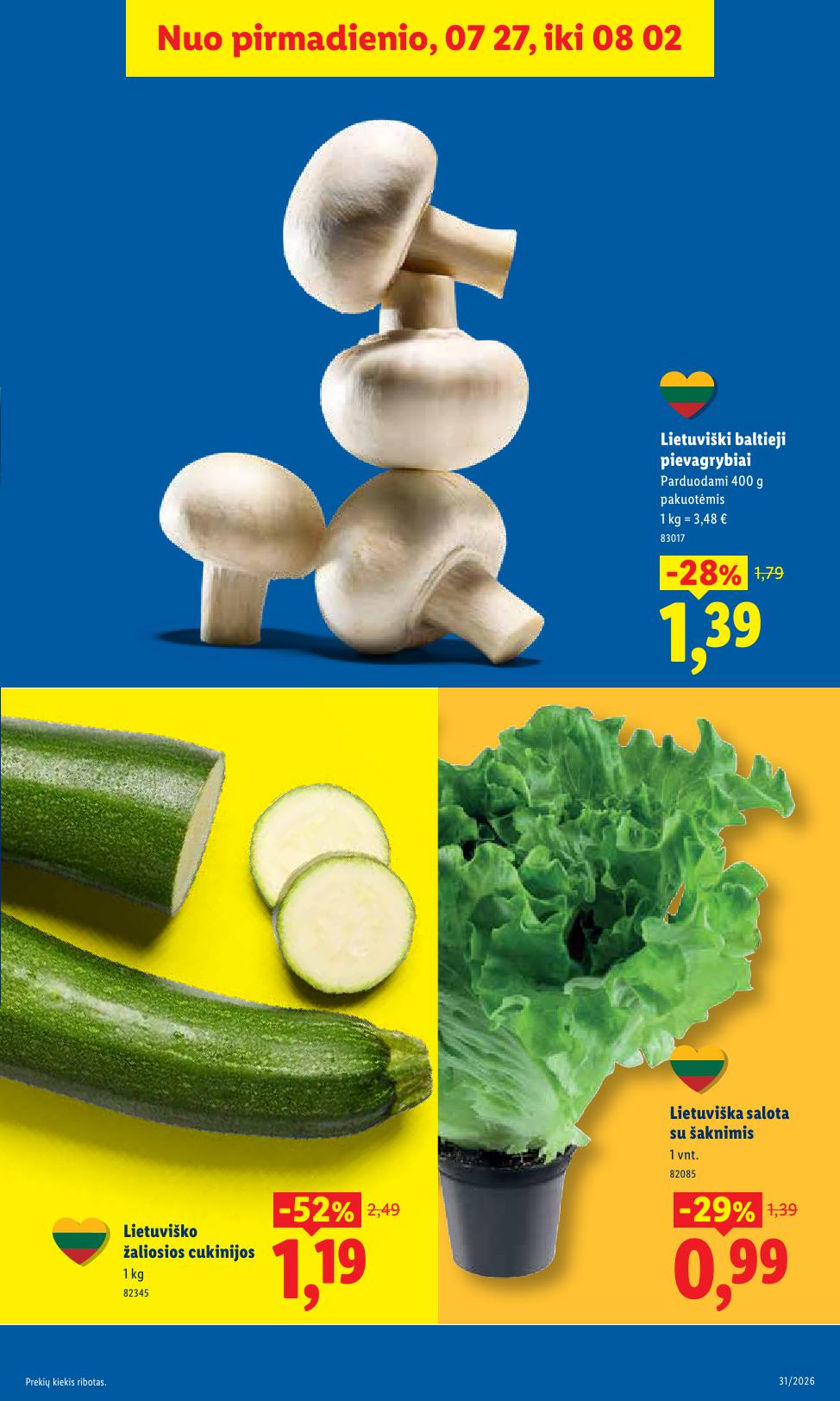 Naujausias LIDL kaininis katalogas 2026.07.27 - 2026.08.02