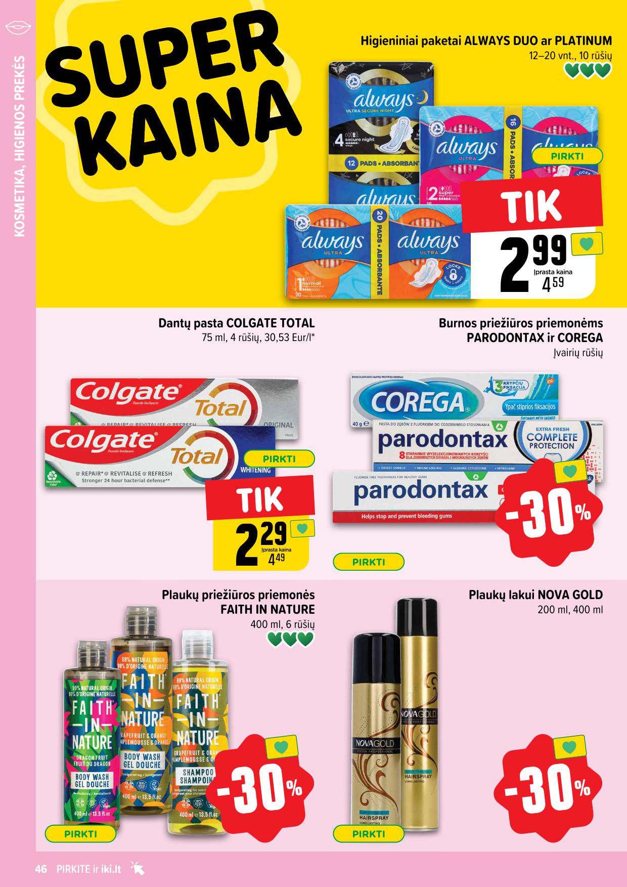 Naujausias IKI kaininis katalogas 2025.03.17 - 2025.03.23