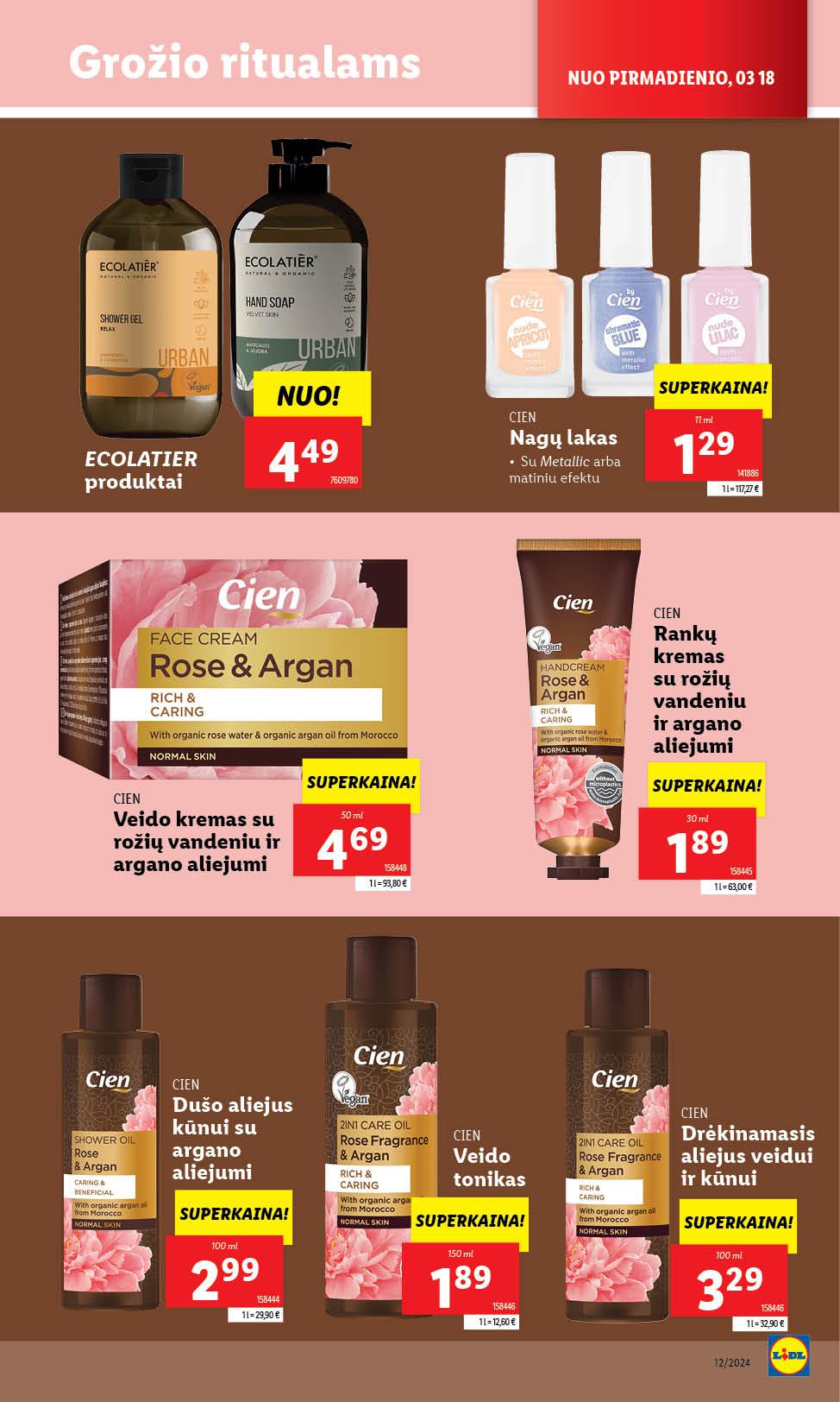 Naujausias LIDL kaininis katalogas 2024.03.18 - 2024.03.24