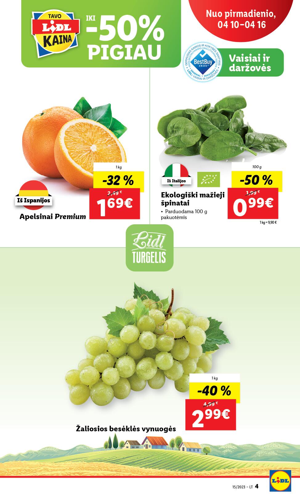 Naujausias LIDL kaininis katalogas 2023.04.10 - 2023.04.16