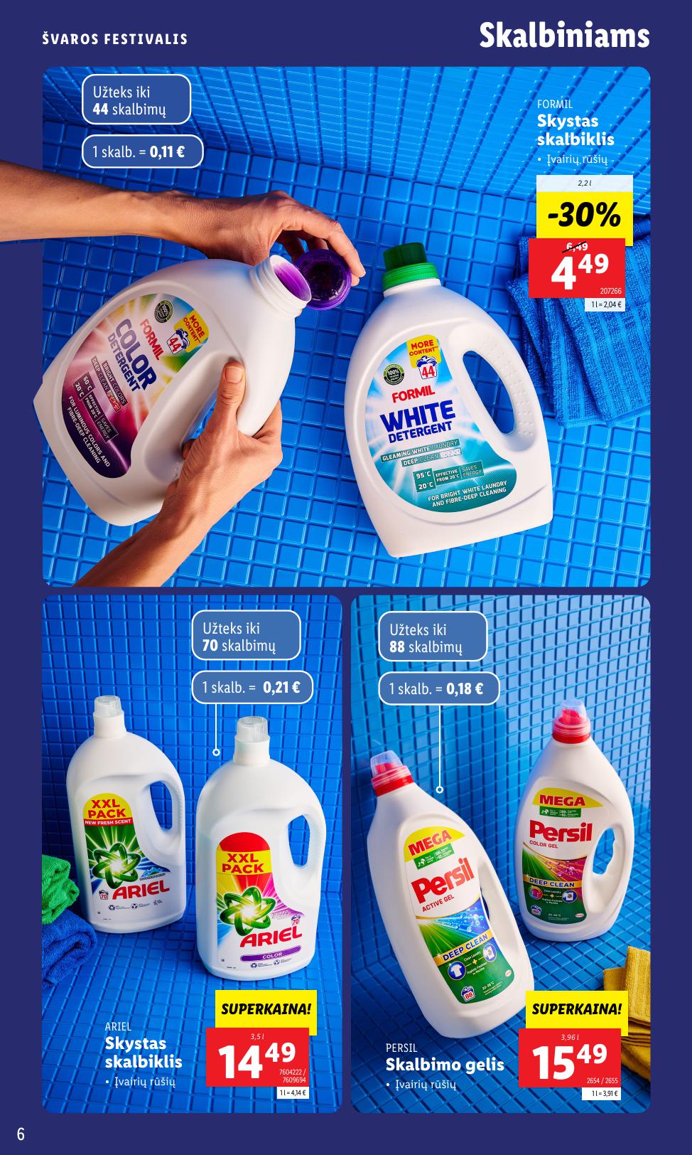 LIDL katalogas "Švaros festivalis" galioja nuo kovo 3